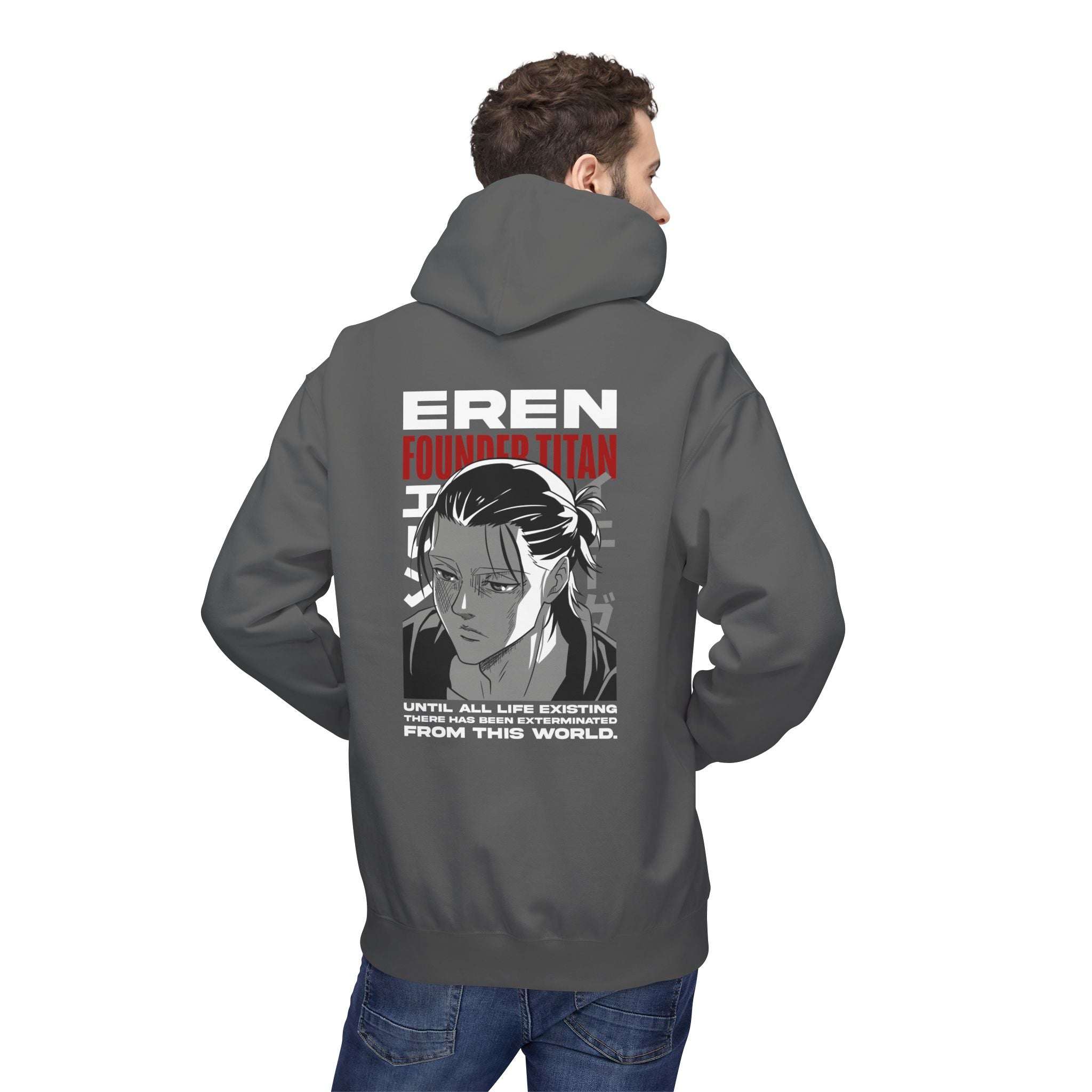 Eren Yeager "Attack Titan" | Attack on Titan Anime Graphic Tee - Detail View 14