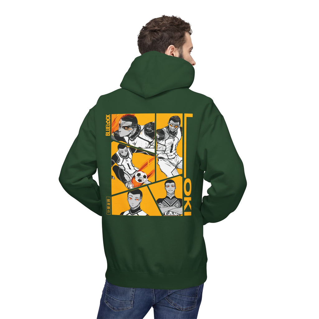 Julian Loki "Godspeed" | Blue Lock Streetwear Hoodie - Detail View 38