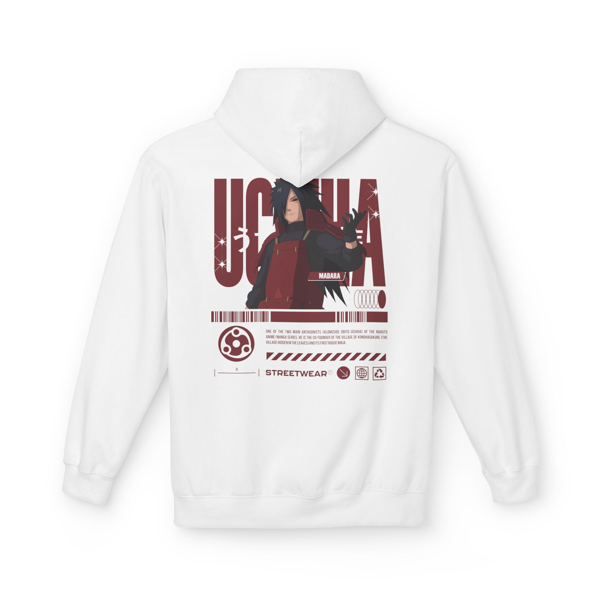 Madara Uchiha "Ghost of the Uchiha" – Naruto Graphic Tee | Maklenn
