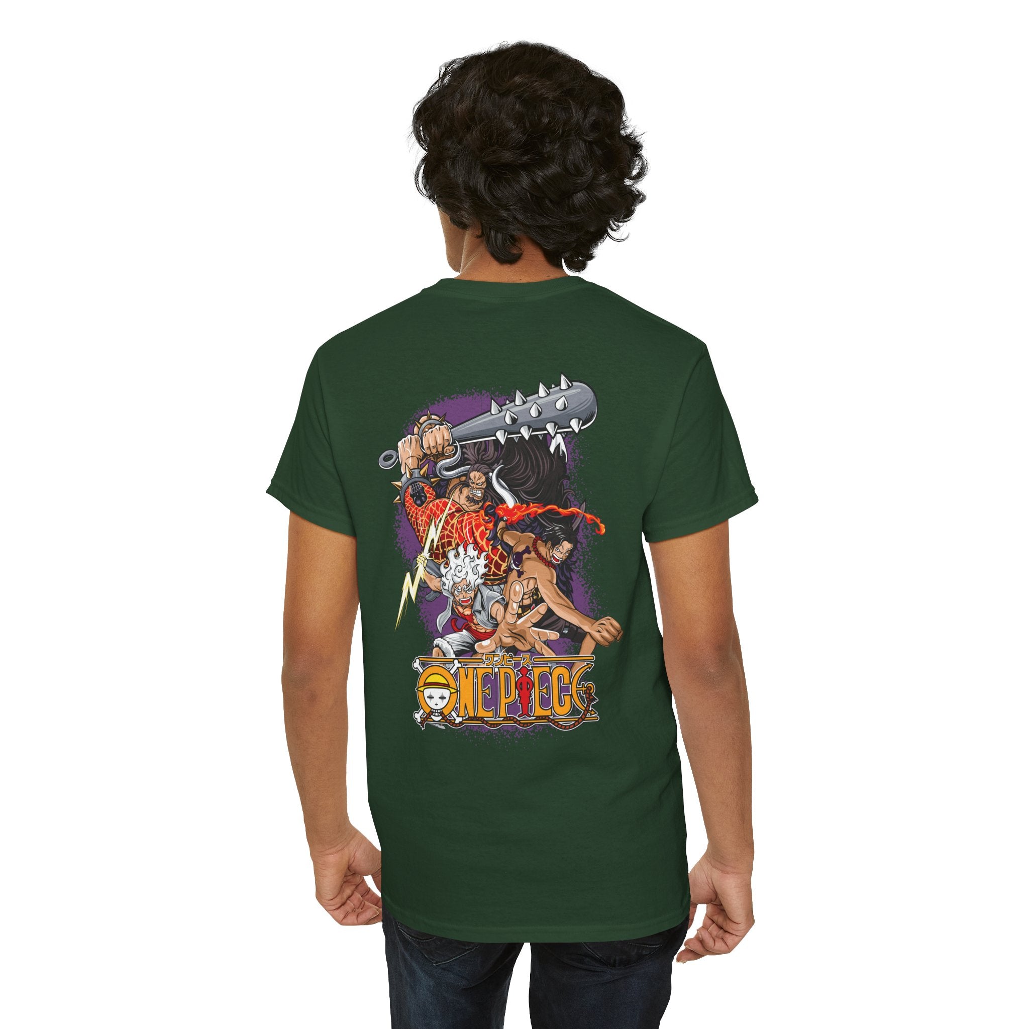 Monkey D. Luffy "Otaku Style" | One Piece Anime Graphic Tee - Detail View 25