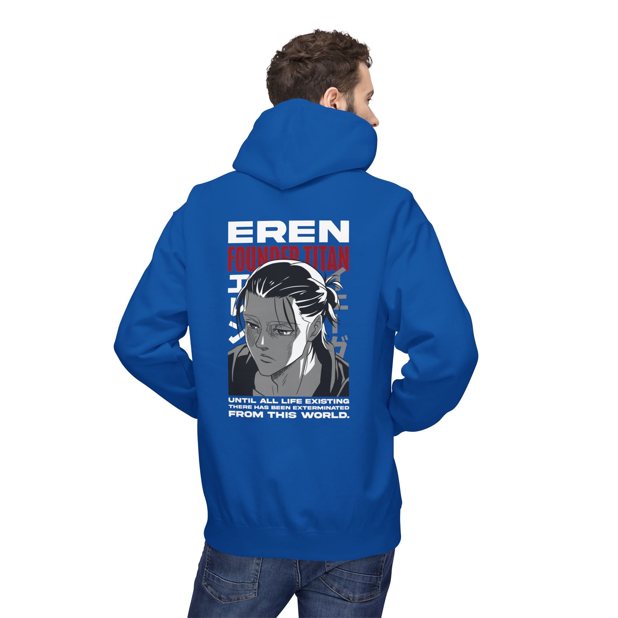 Eren Yeager "Attack Titan" | Attack on Titan Anime Graphic Tee - Detail View 42