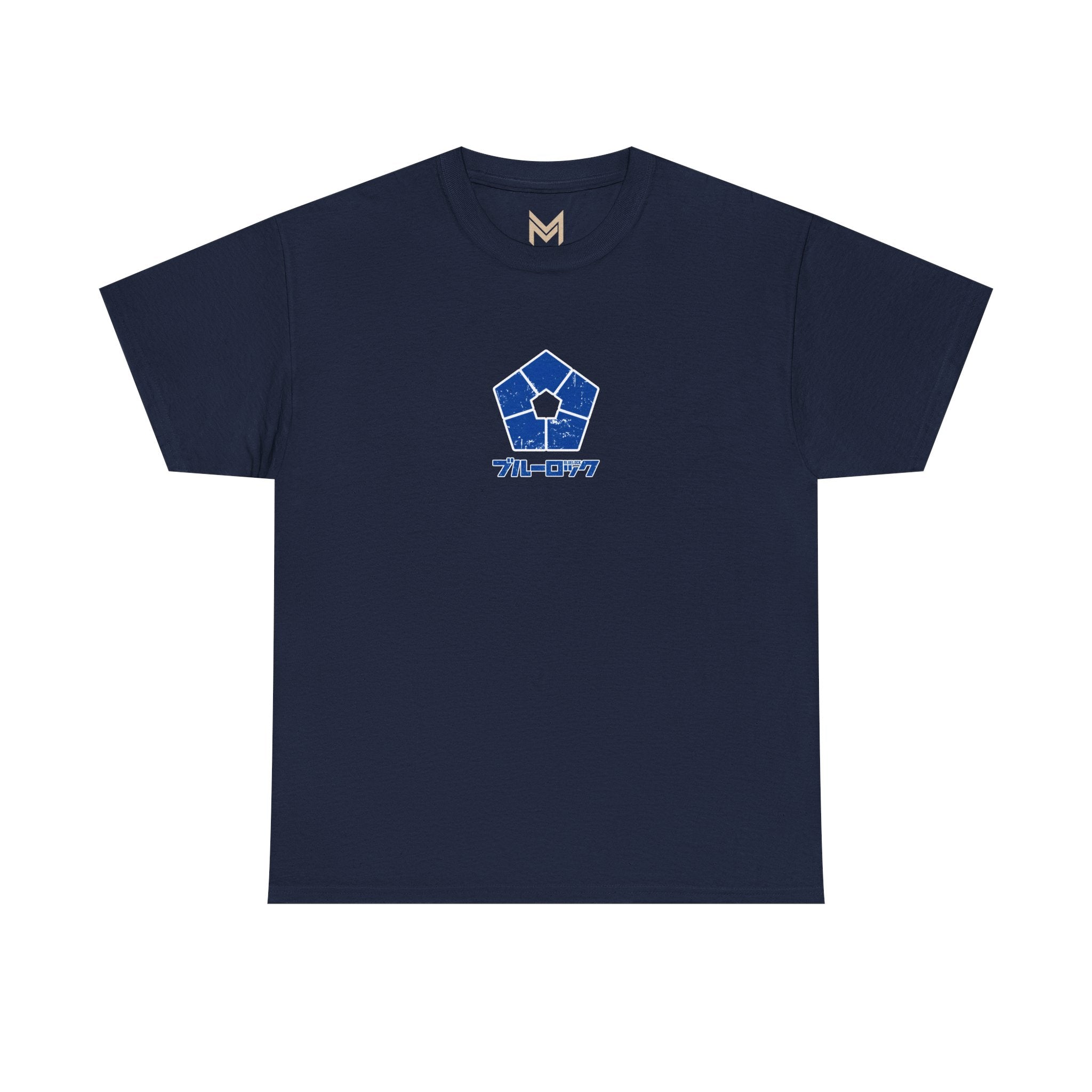 Blue Lock Heavyweight Tee "Emblem" | Blue Lock Anime Graphic Tee - Detail View 8