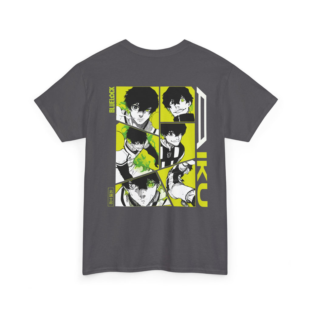 Blue Lock Heavyweight Tee "Emblem" | Blue Lock Anime Graphic Tee - Detail View 28