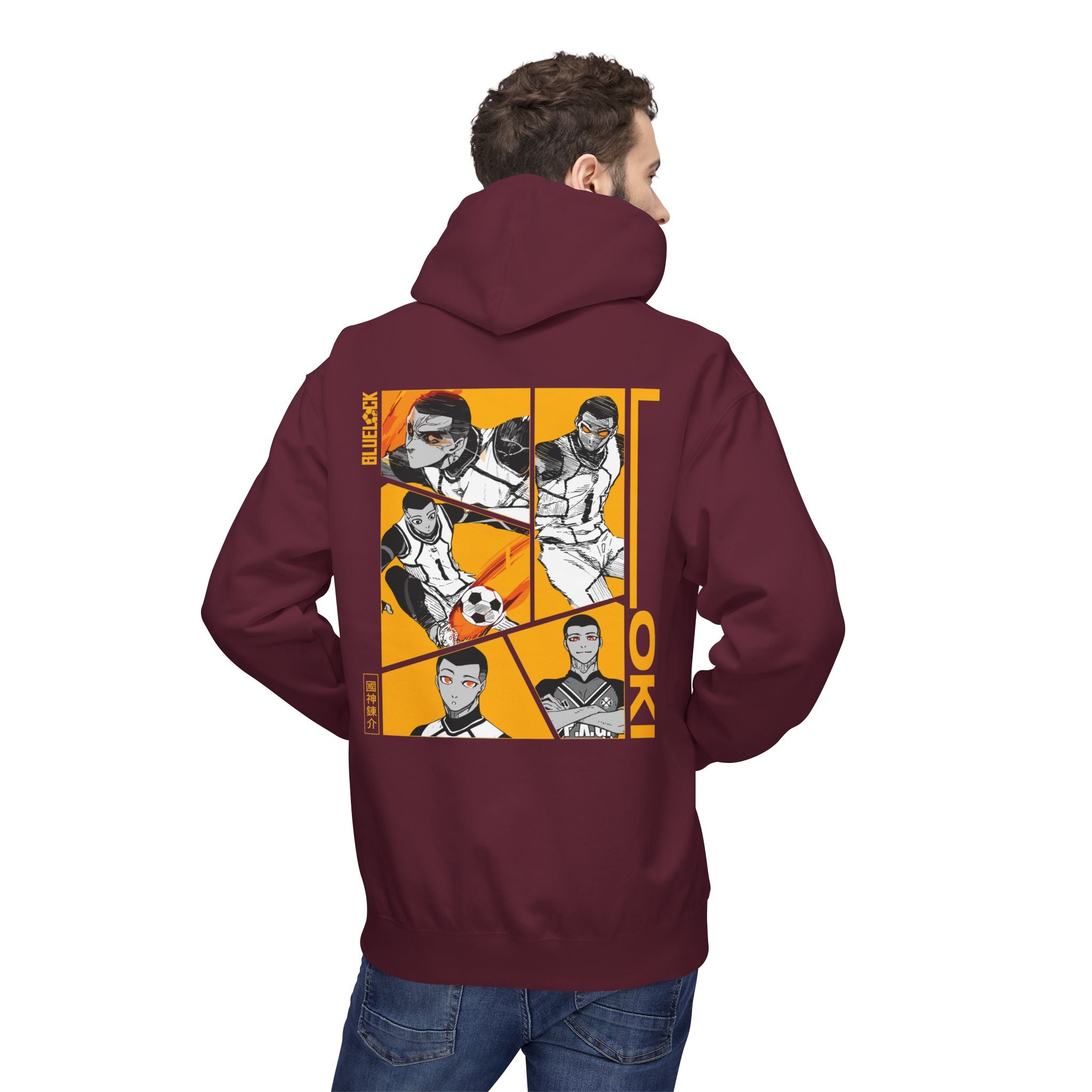 Julian Loki "Godspeed" | Blue Lock Streetwear Hoodie - Detail View 30