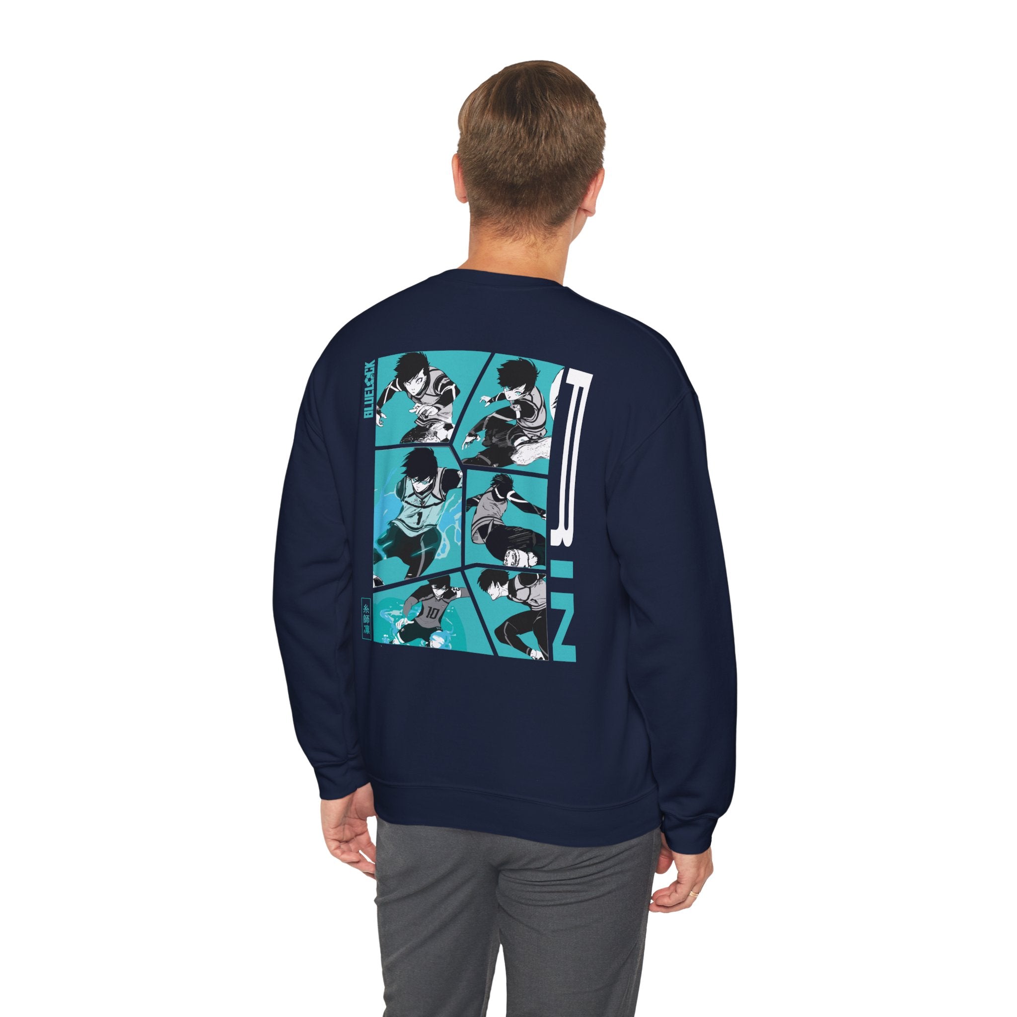 Rin Blue Lock Heavyweight Tee "Silent Beast" | Blue Lock Anime...
