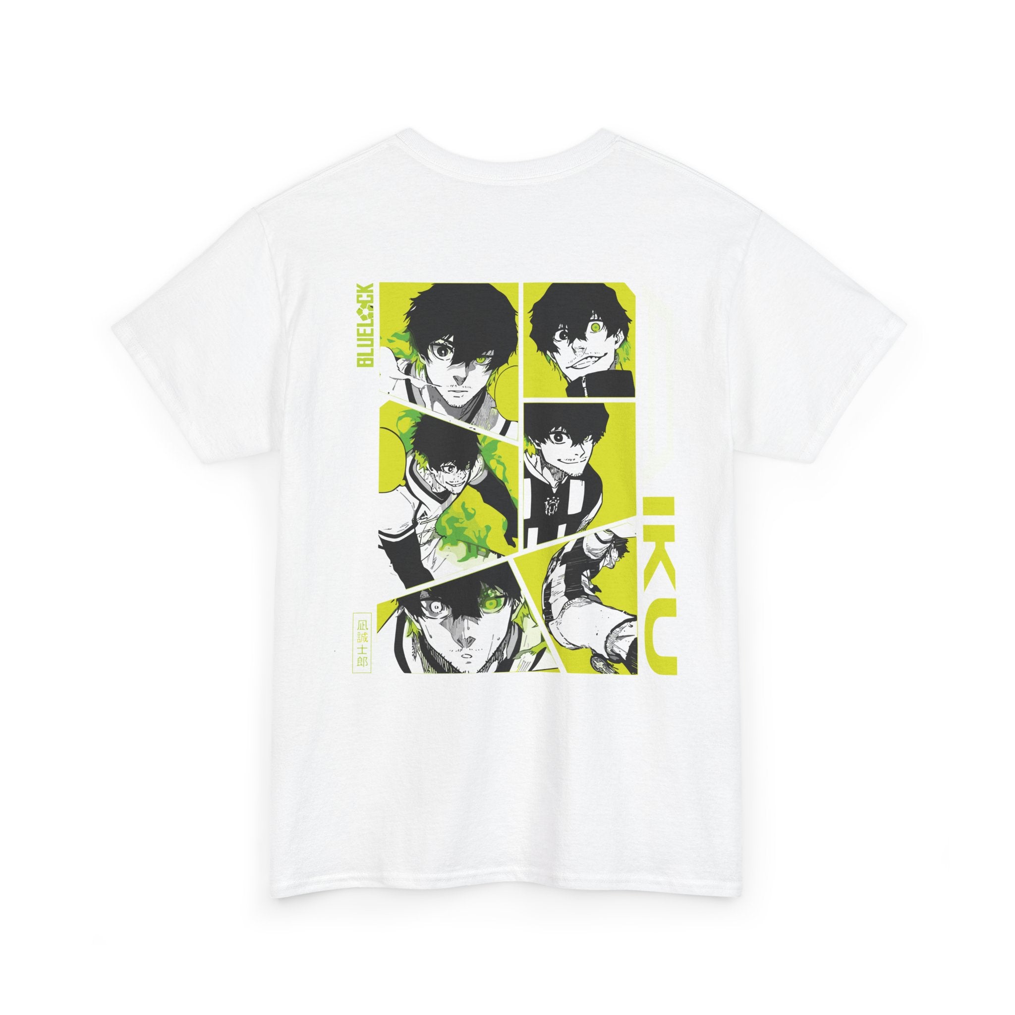 Blue Lock Heavyweight Tee "Emblem" | Blue Lock Anime Graphic Tee - Detail View 13