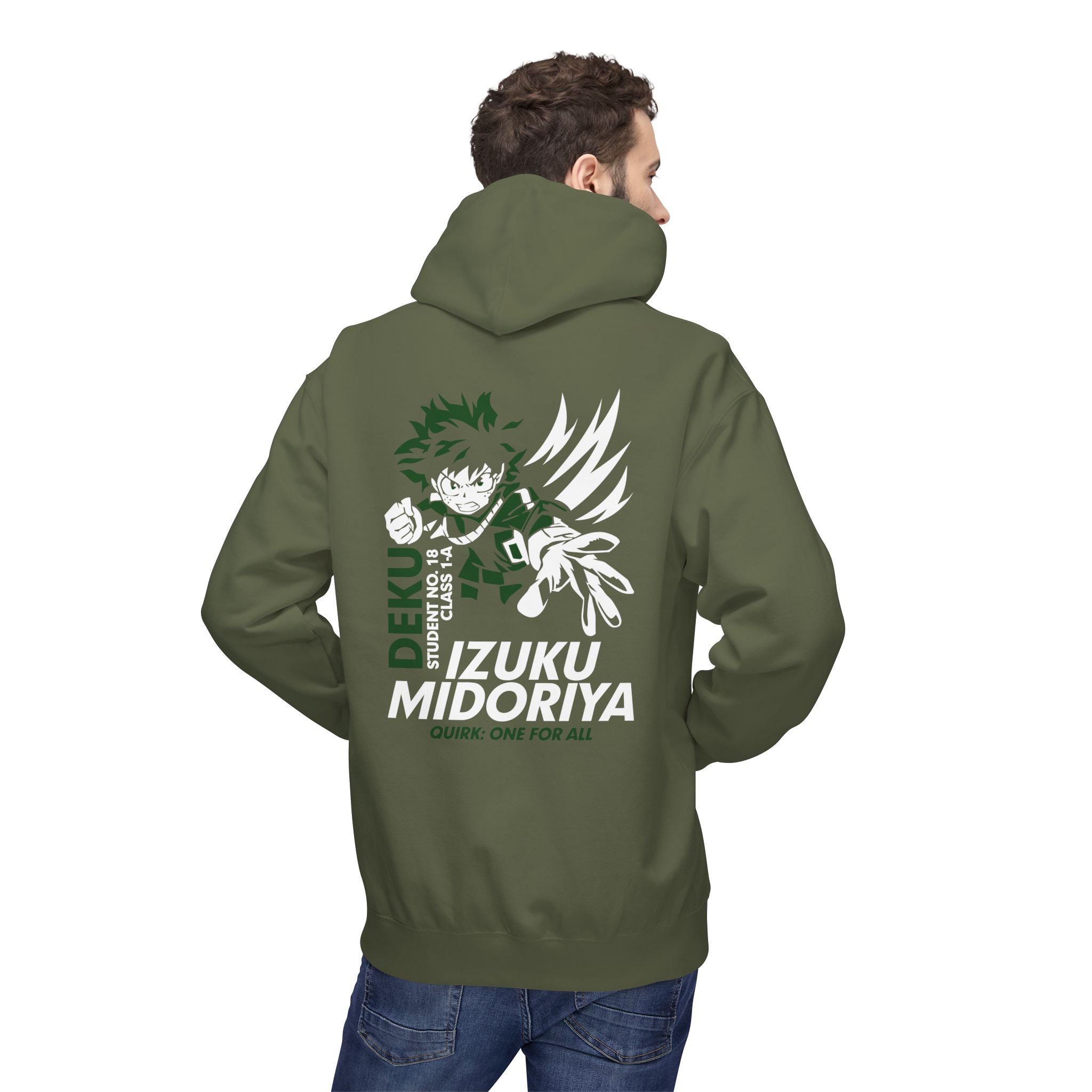 Izuku Midoriya "Deku" | My Hero Academia Streetwear Hoodie - Detail View 20
