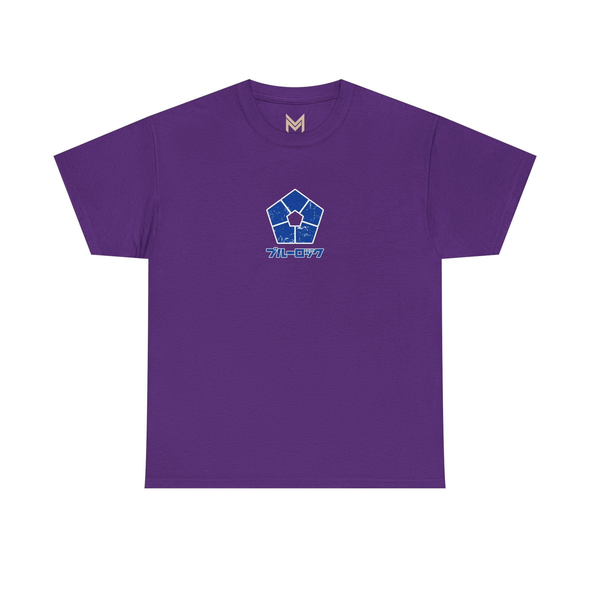 Blue Lock Heavyweight Tee "Emblem" | Blue Lock Anime Graphic Tee - Detail View 9