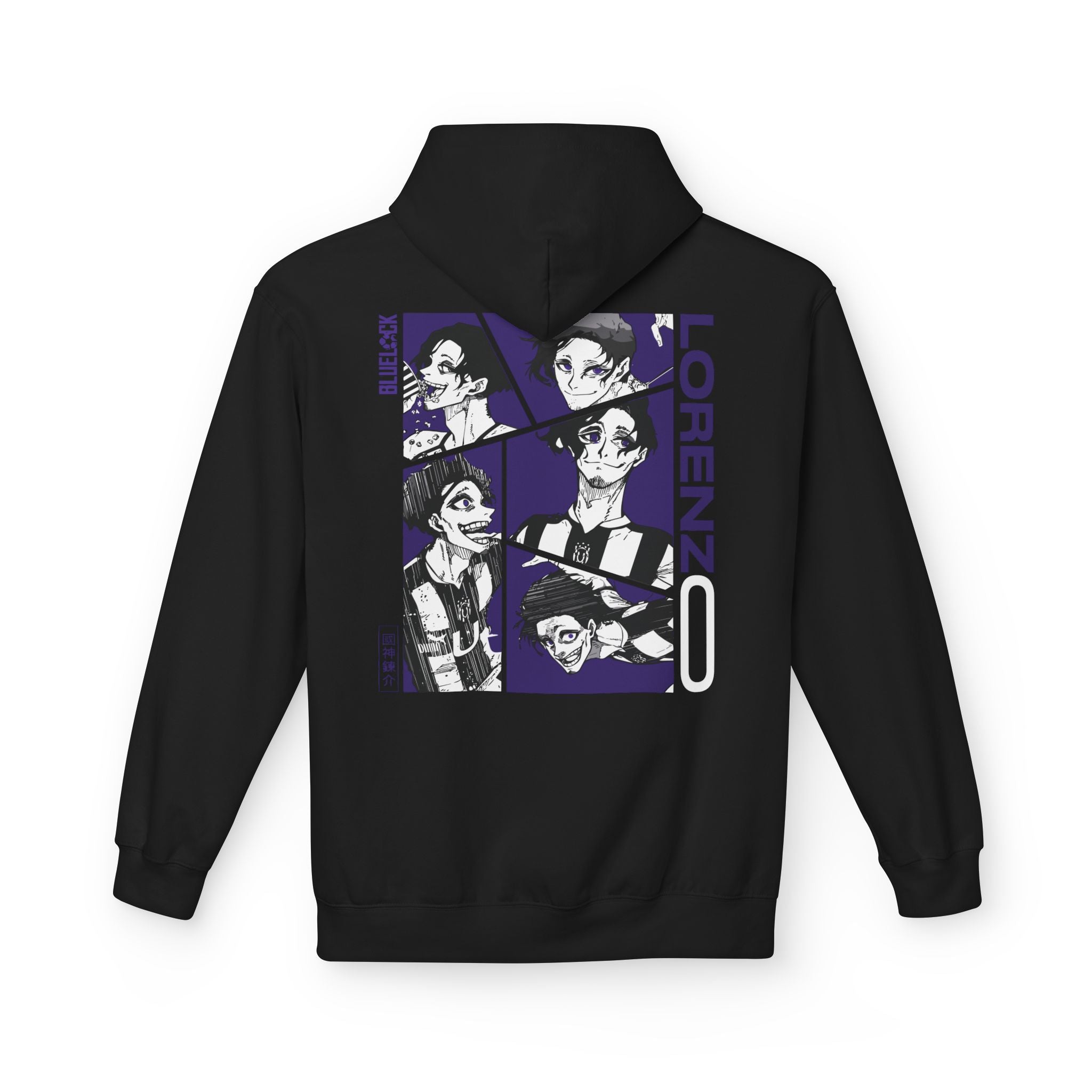 Lorenzo Blue Lock Hoodie "Maestro" | Blue Lock Streetwear Hoodie - Detail View 27