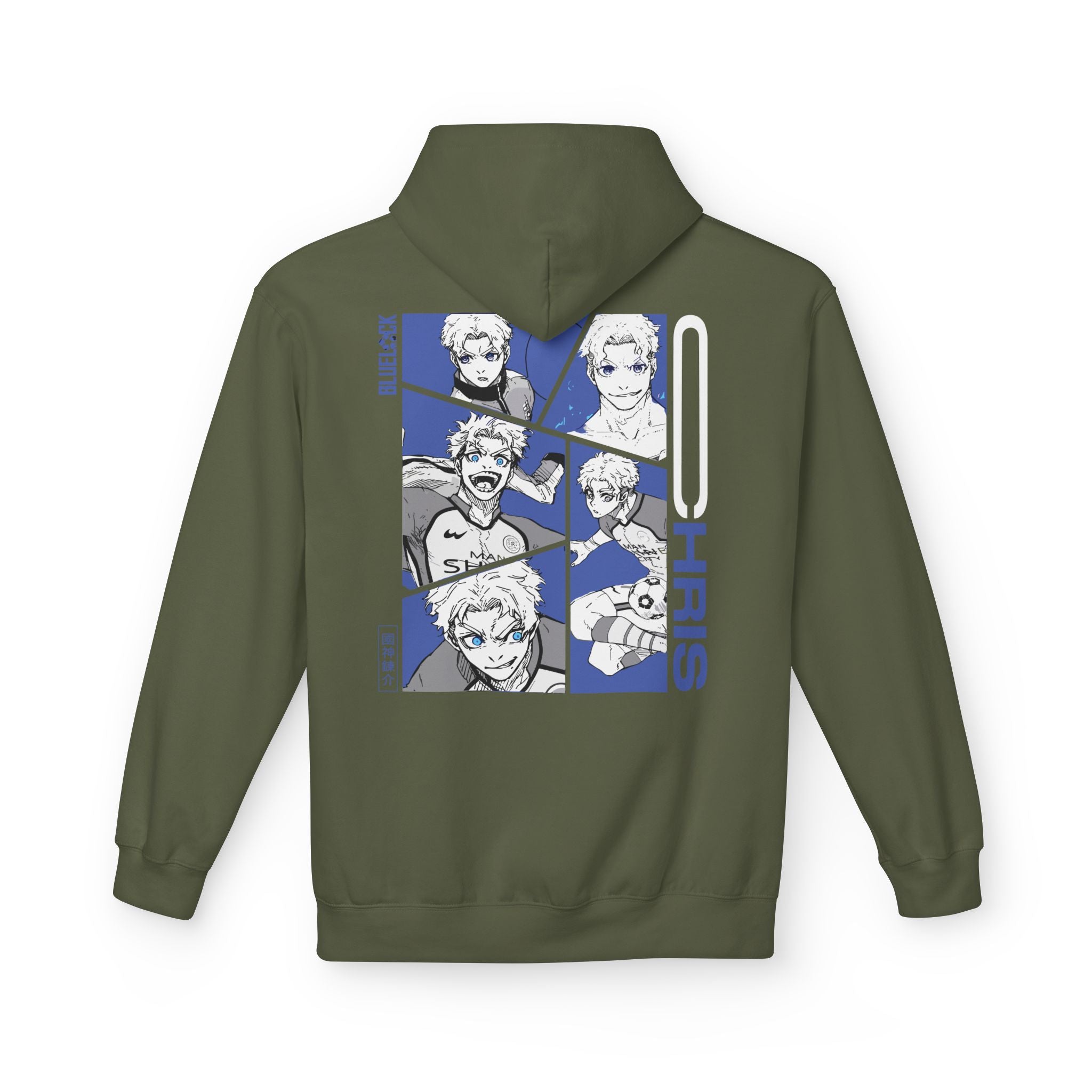 Chris Premium Blue Lock Hoodie "Prince" | Blue Lock Streetwear... - Detail View 37