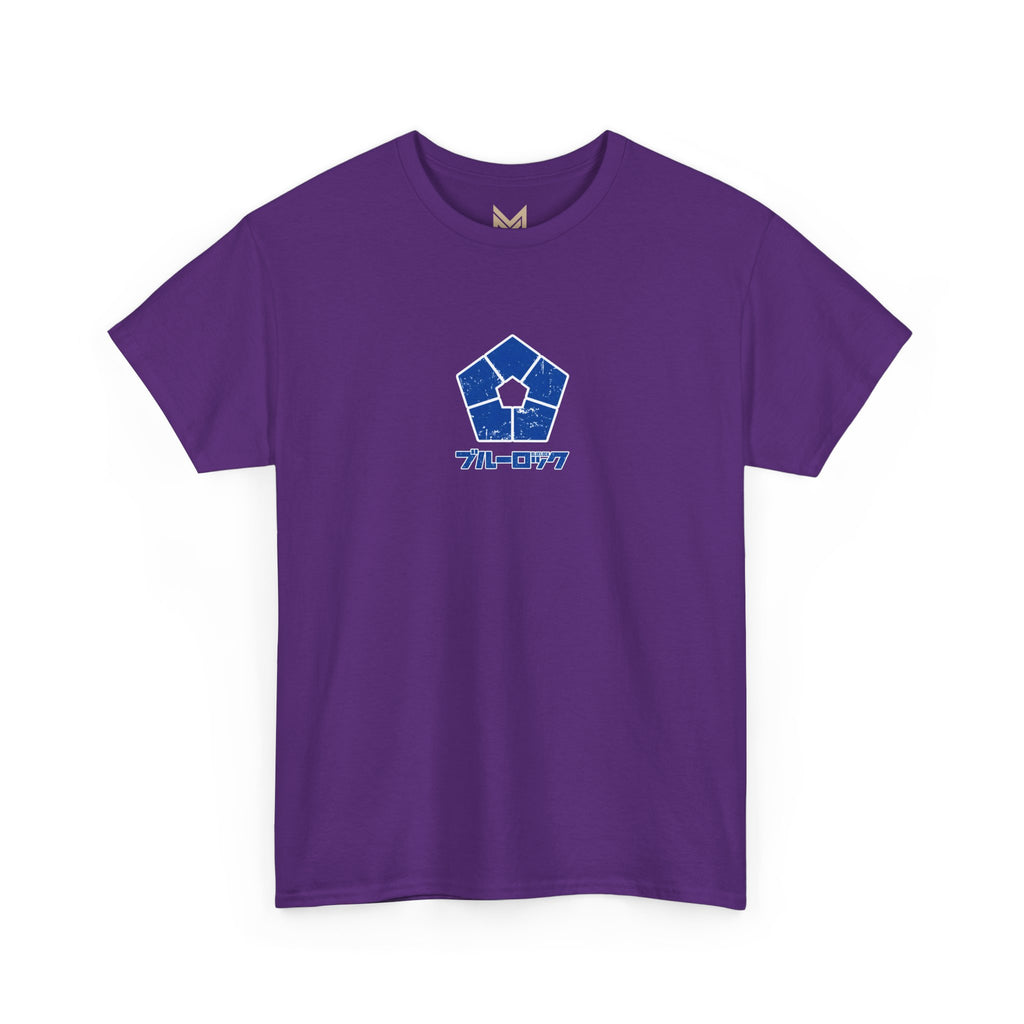Blue Lock Heavyweight Tee "Emblem" | Blue Lock Anime Graphic Tee - Detail View 36