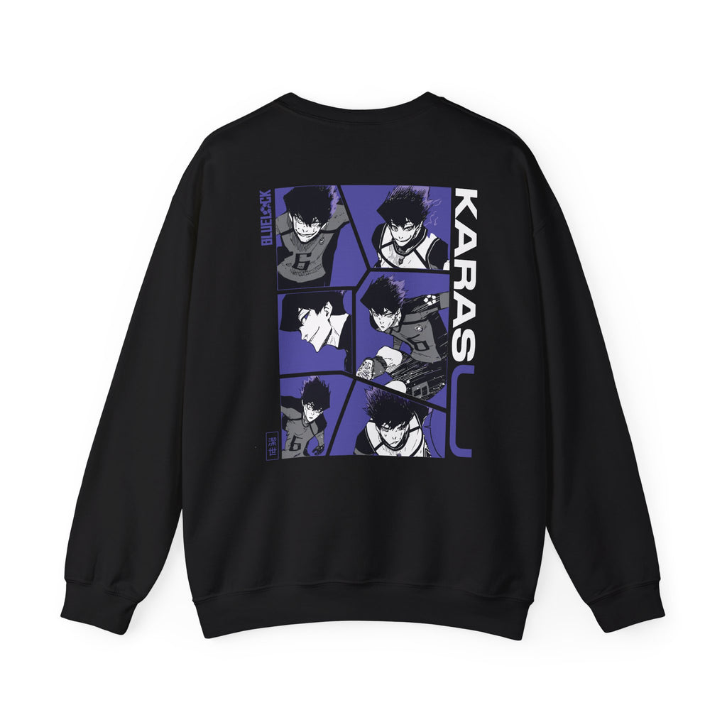 Karasu Blue Lock Heavyweight Tee "Shadow" | Blue Lock Anime Gr... - Detail View 15