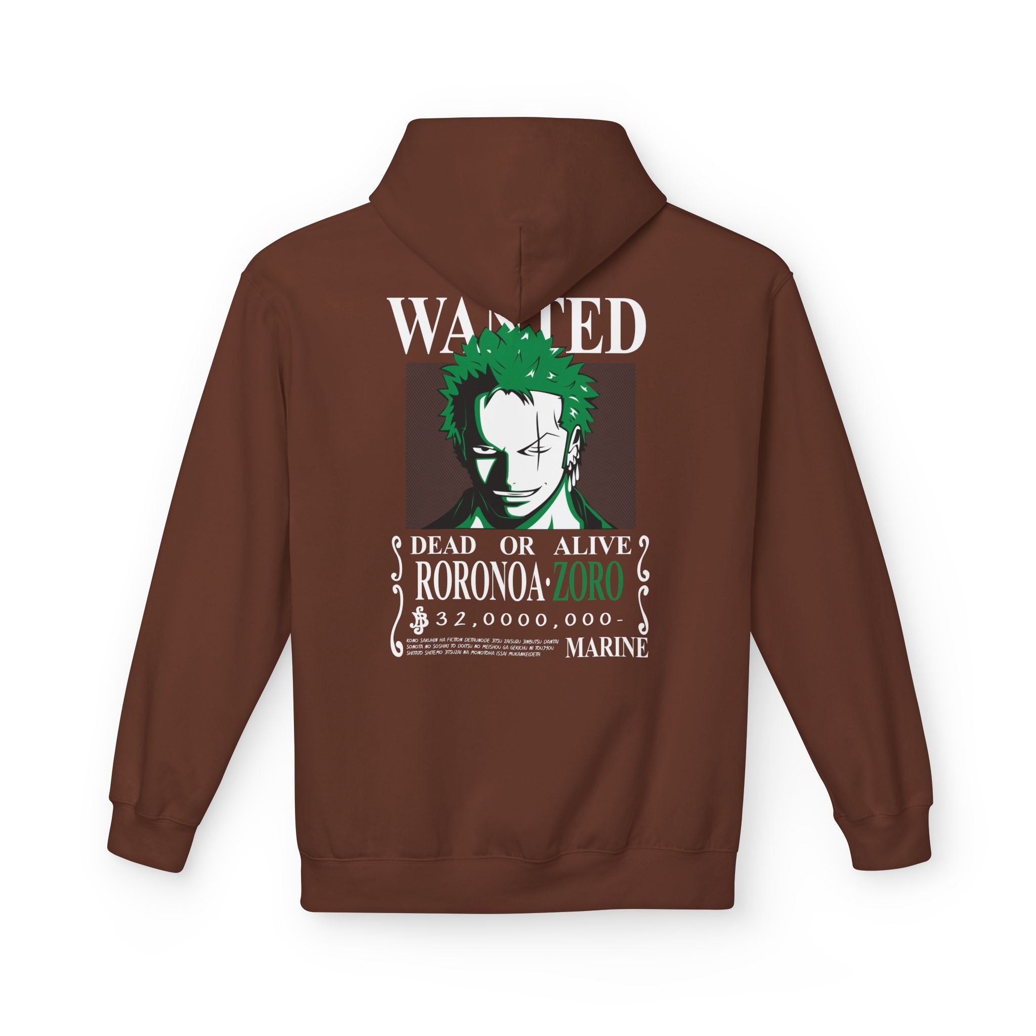 Roronoa Zoro "Wanted" | One Piece Streetwear Hoodie