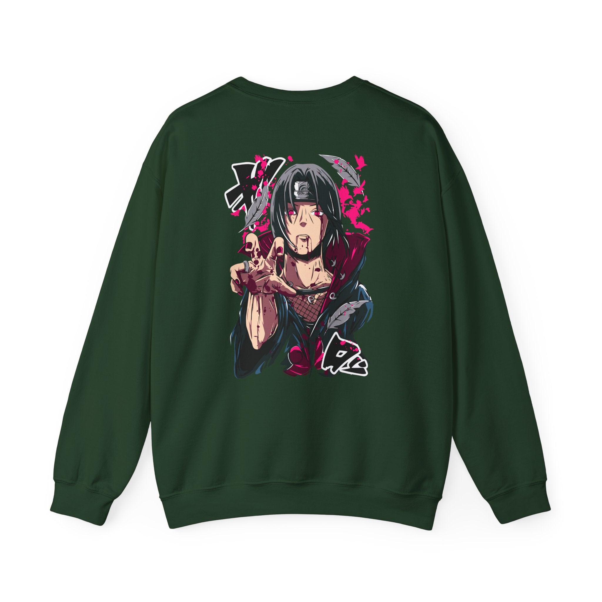 Itachi Uchiha "Tsukuyomi" | Naruto Anime Graphic Tee - Detail View 14