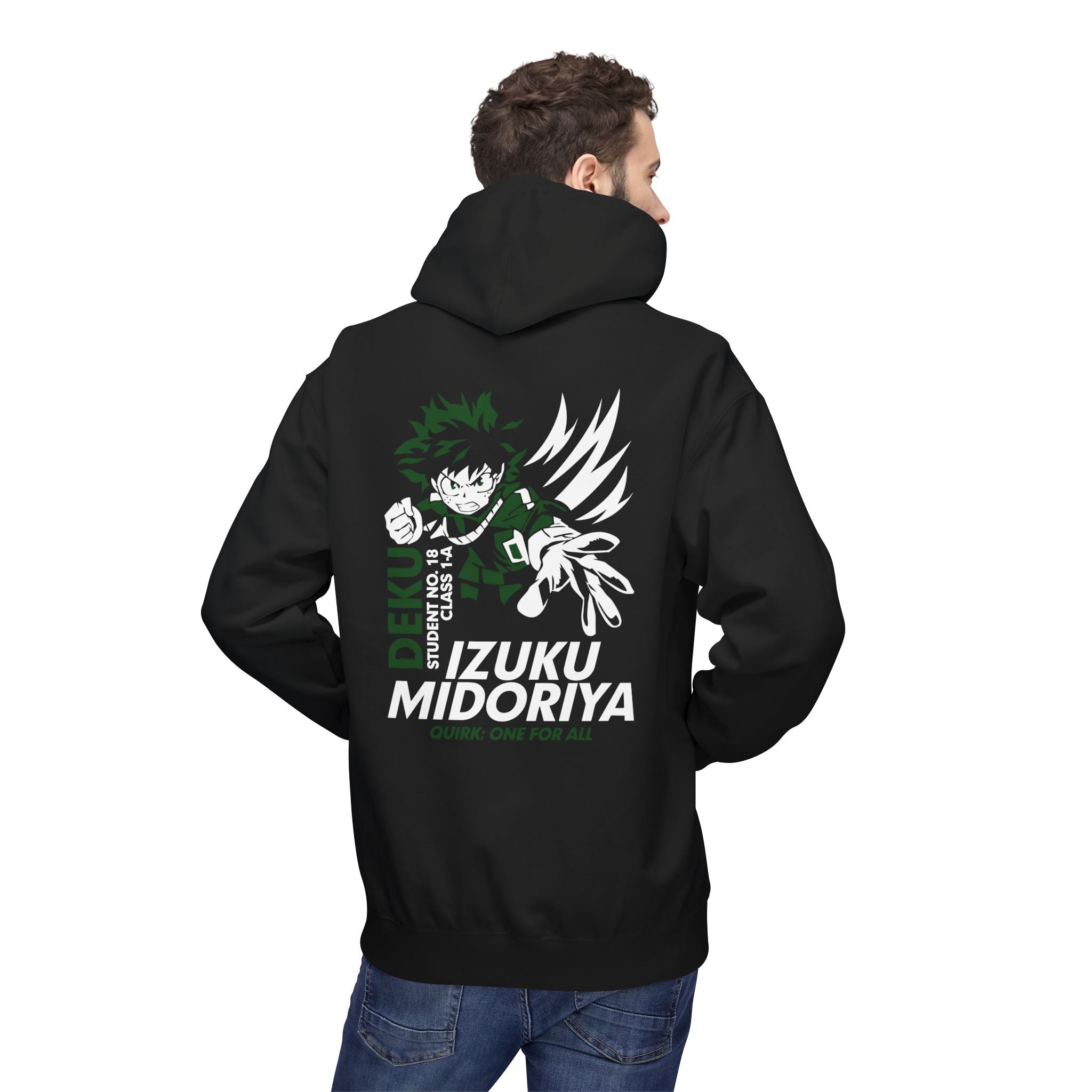 Izuku Midoriya "Deku" | My Hero Academia Streetwear Hoodie - Detail View 11