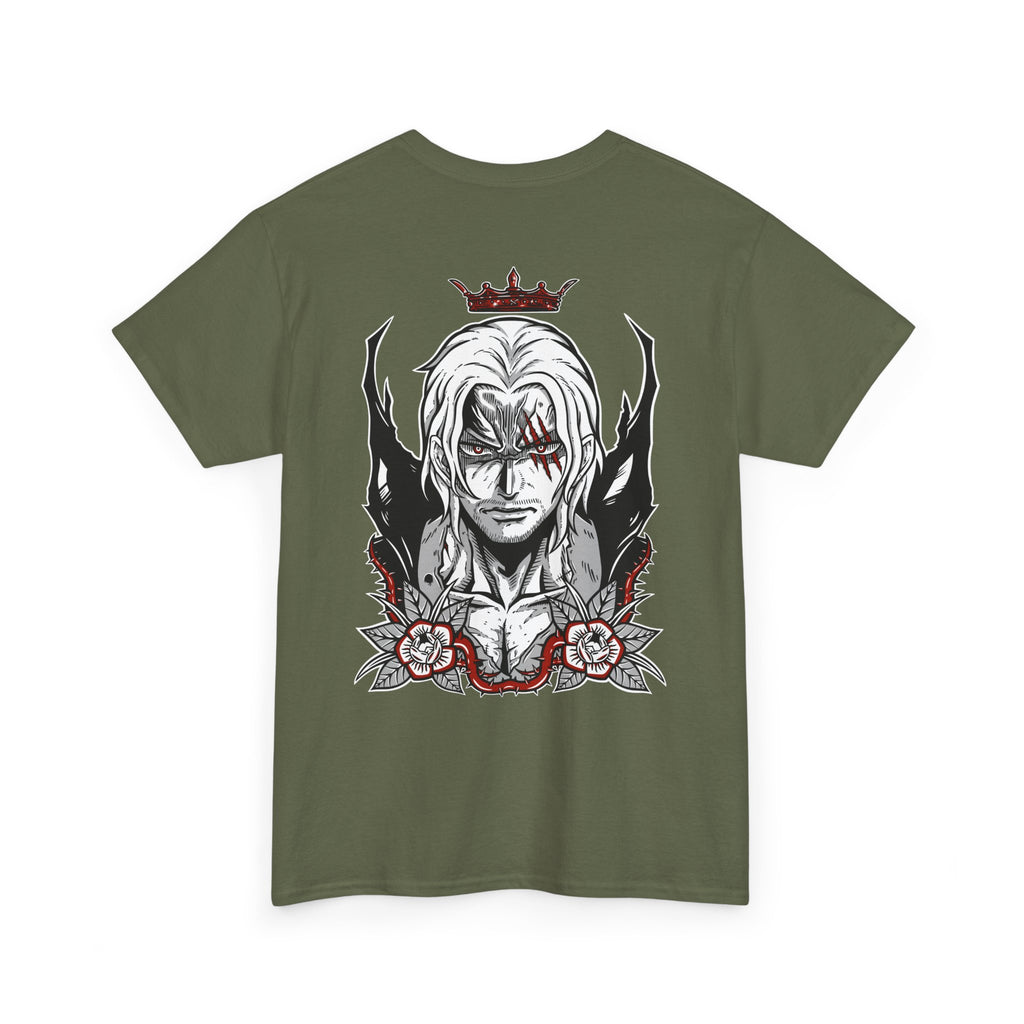Red-Haired Shanks "Red-Haired" | One Piece Anime Graphic Tee - Detail View 25