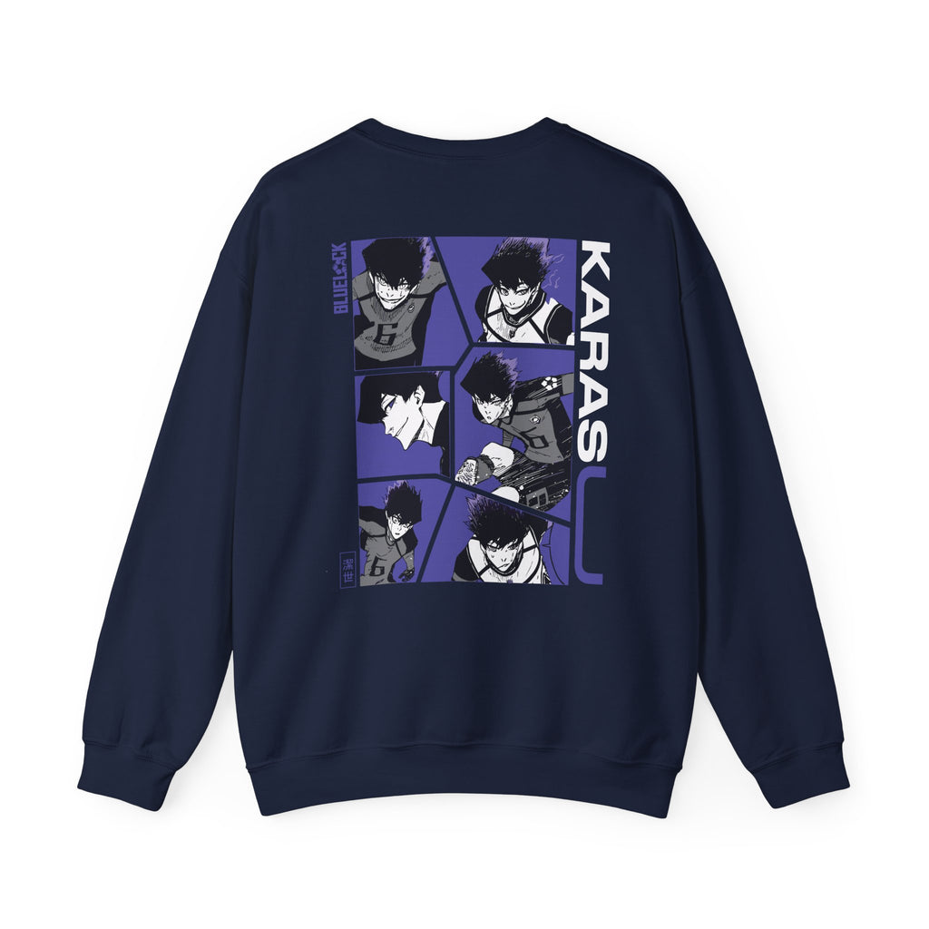 Karasu Blue Lock Heavyweight Tee "Shadow" | Blue Lock Anime Gr... - Detail View 24