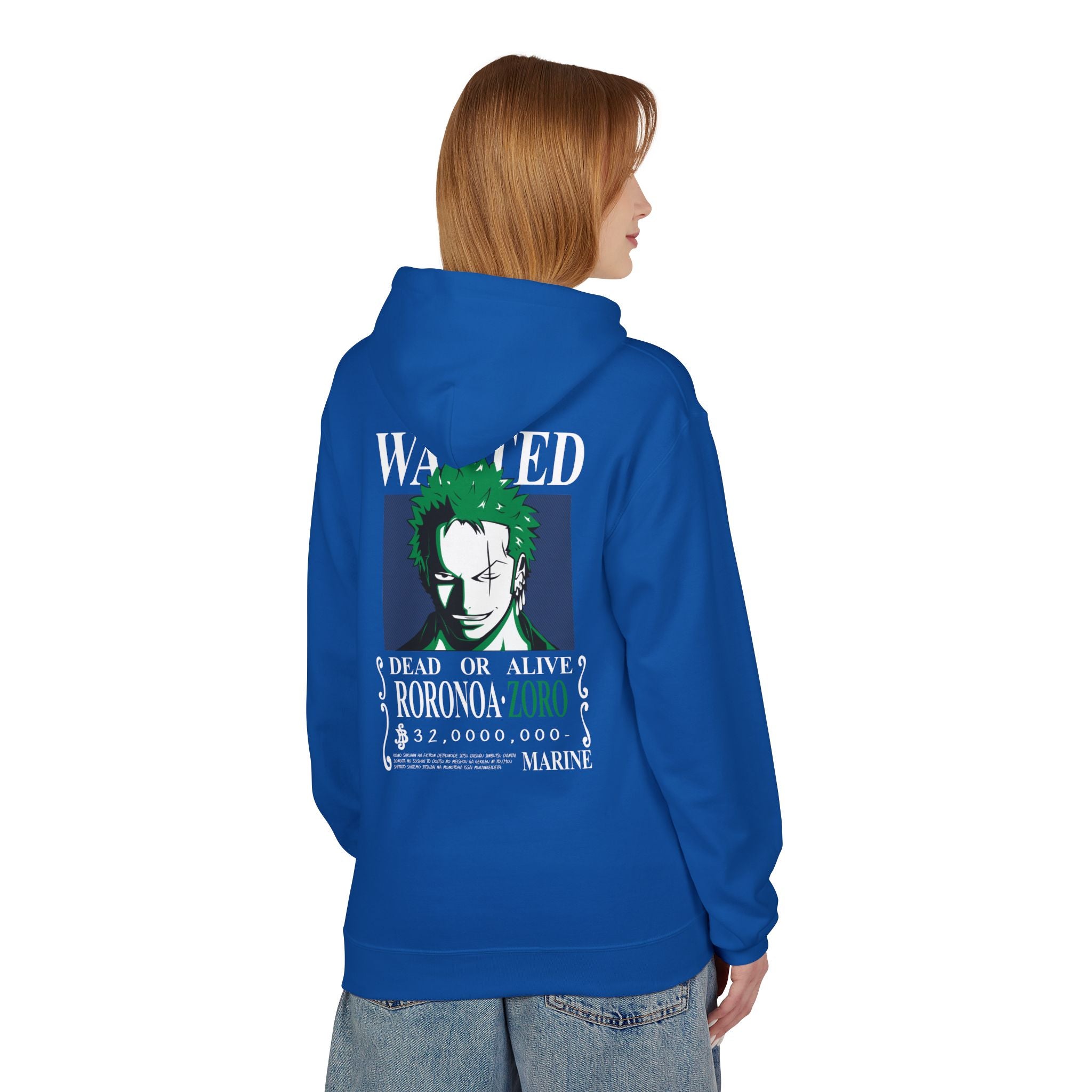Roronoa Zoro "Wanted" | One Piece Streetwear Hoodie