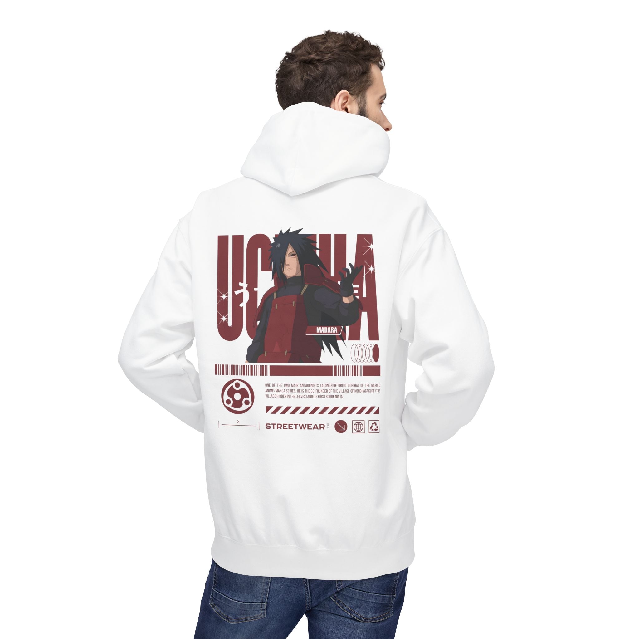 Madara Uchiha "Ghost of the Uchiha" – Naruto Graphic Tee | Maklenn