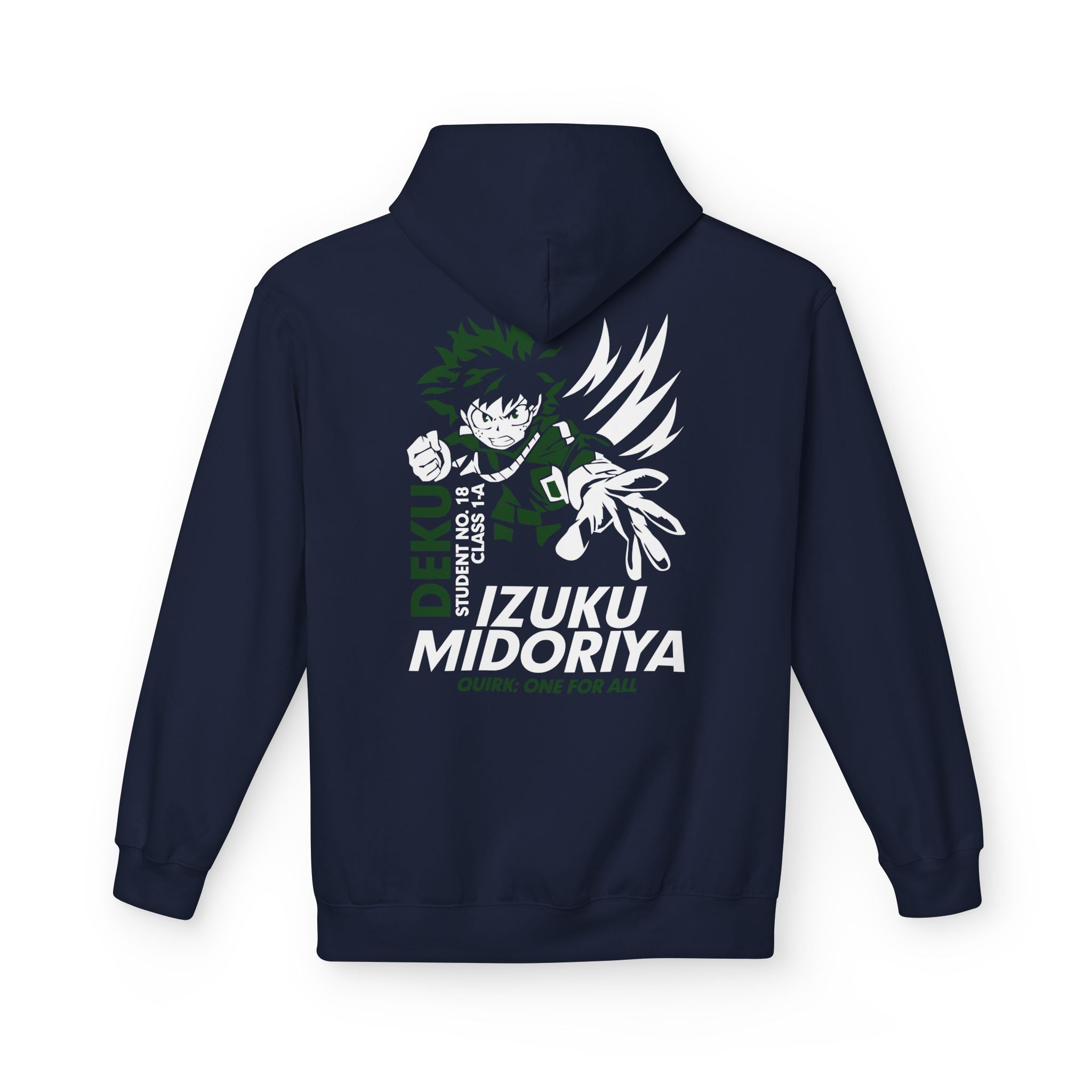 Izuku Midoriya "Deku" | My Hero Academia Streetwear Hoodie - Detail View 8