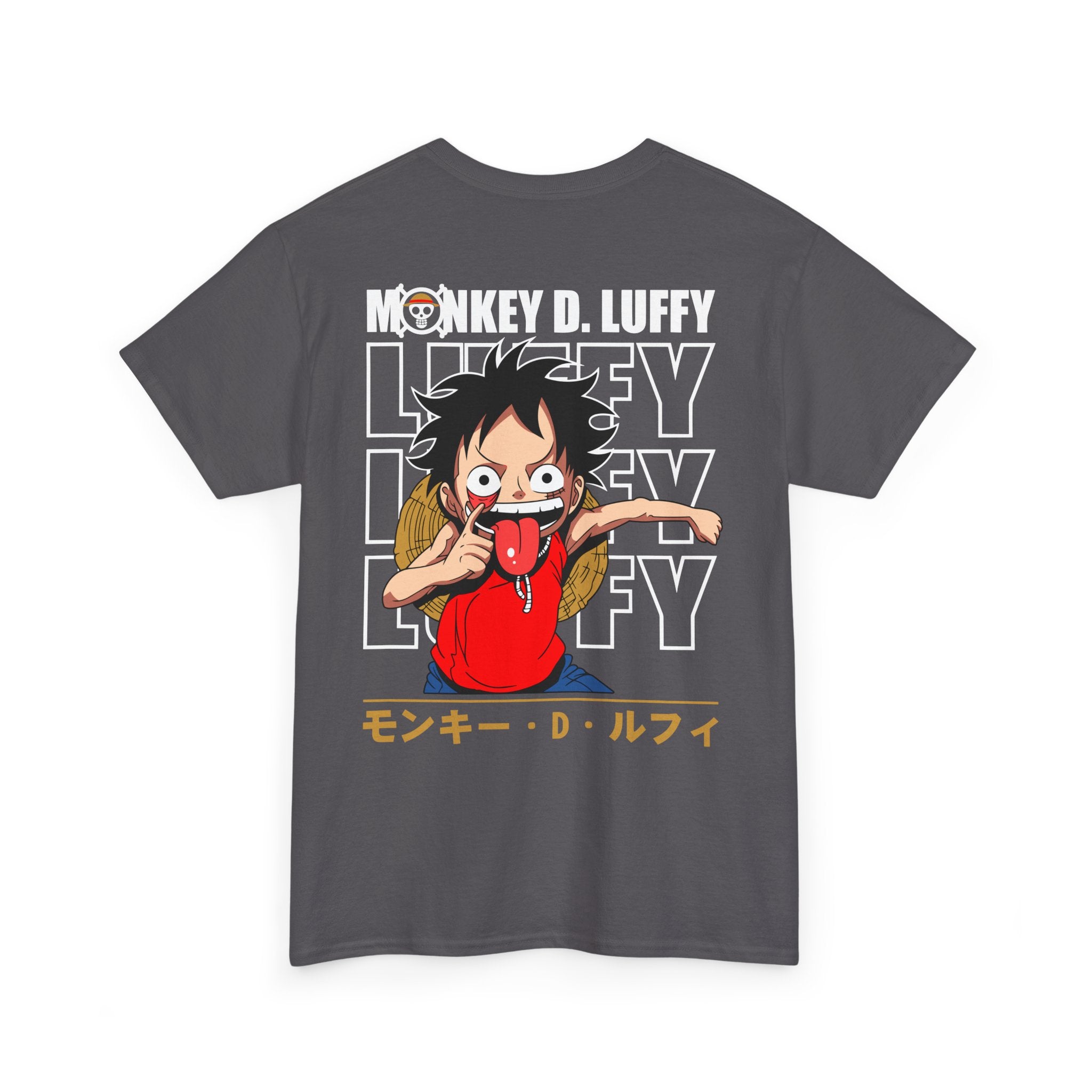 Monkey D. Luffy "Straw Hat" | One Piece Anime Graphic Tee - Front View