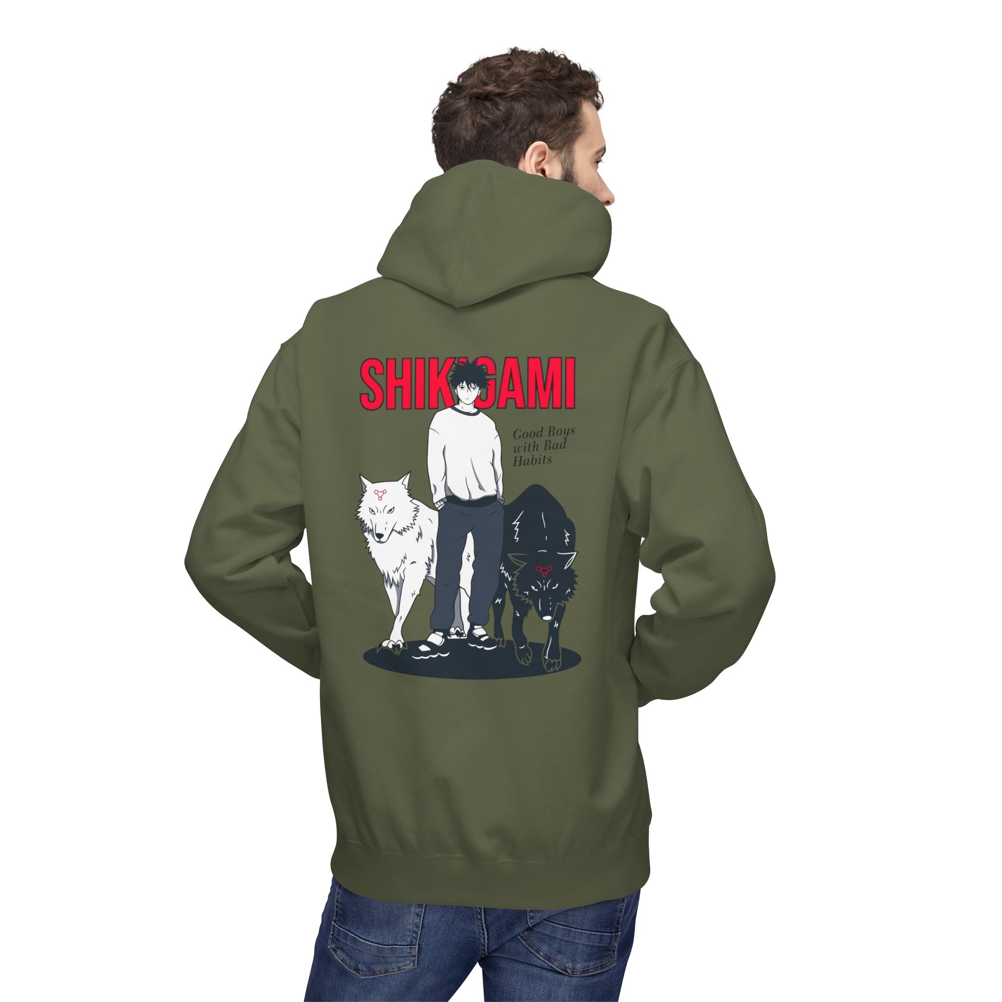 Megumi Jujutsu Kaisen Hoodie "Ten Shadows" | Jujutsu Kaisen St... - Detail View 34