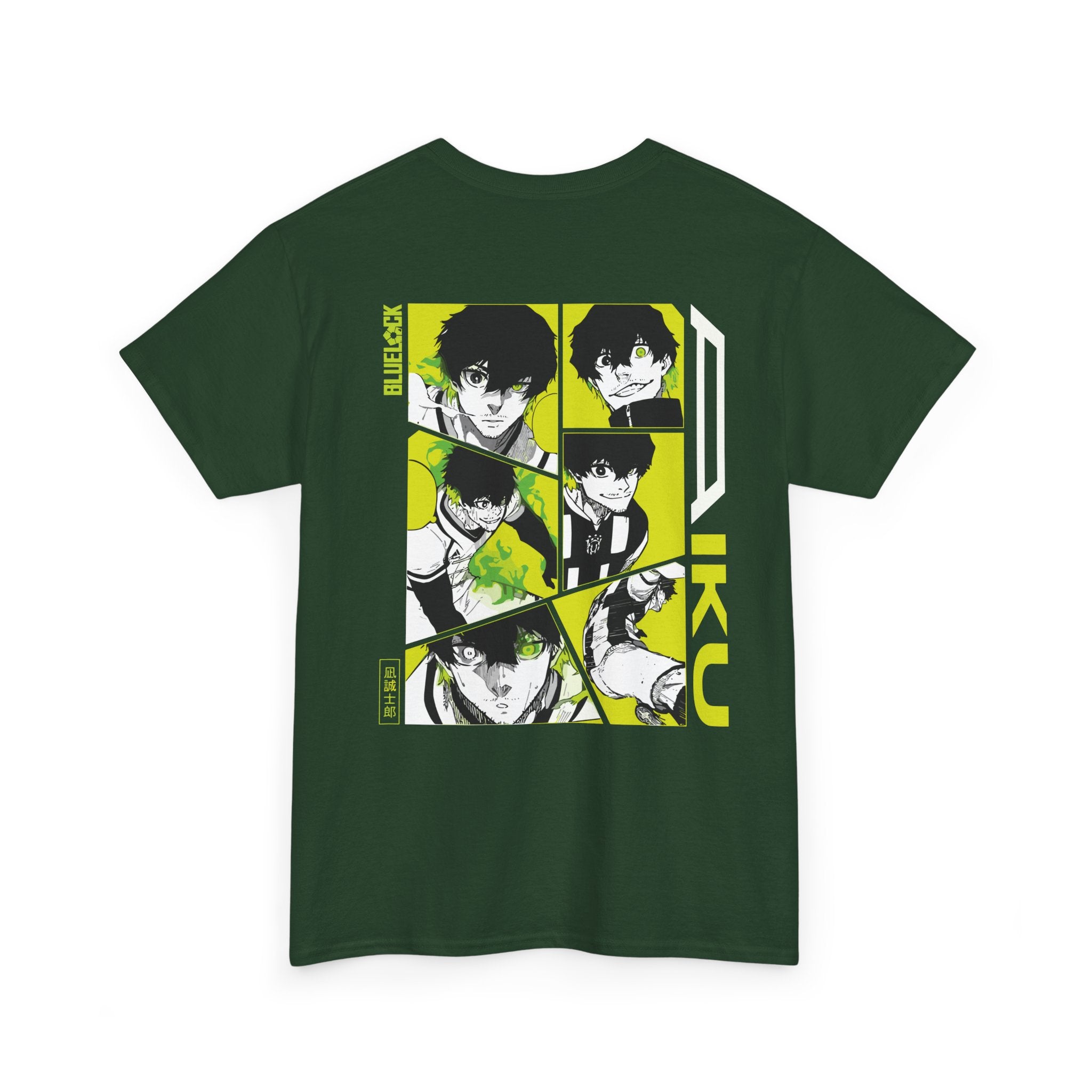Blue Lock Heavyweight Tee "Emblem" | Blue Lock Anime Graphic Tee - Detail View 25
