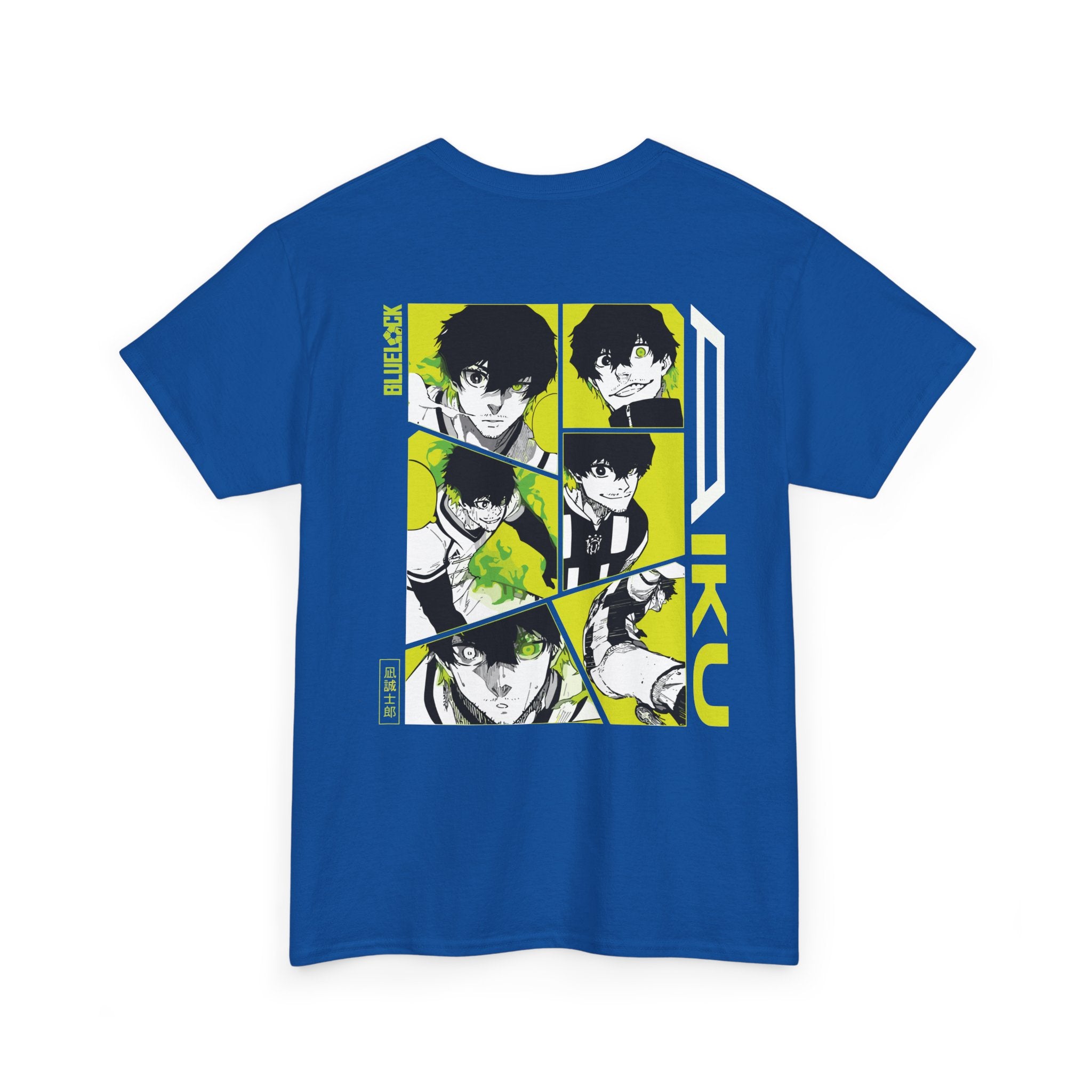 Blue Lock Heavyweight Tee "Emblem" | Blue Lock Anime Graphic Tee - Detail View 31