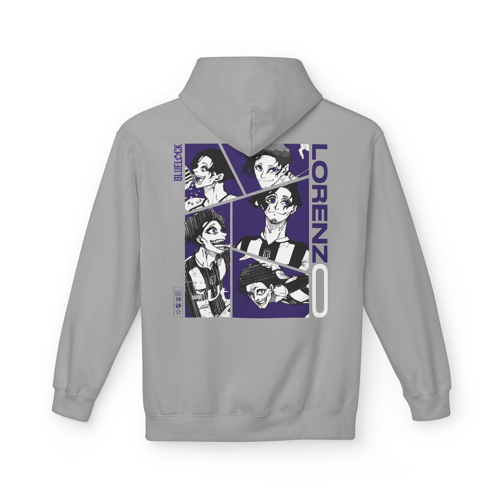 Lorenzo Blue Lock Hoodie "Maestro" | Blue Lock Streetwear Hoodie - Detail View 19