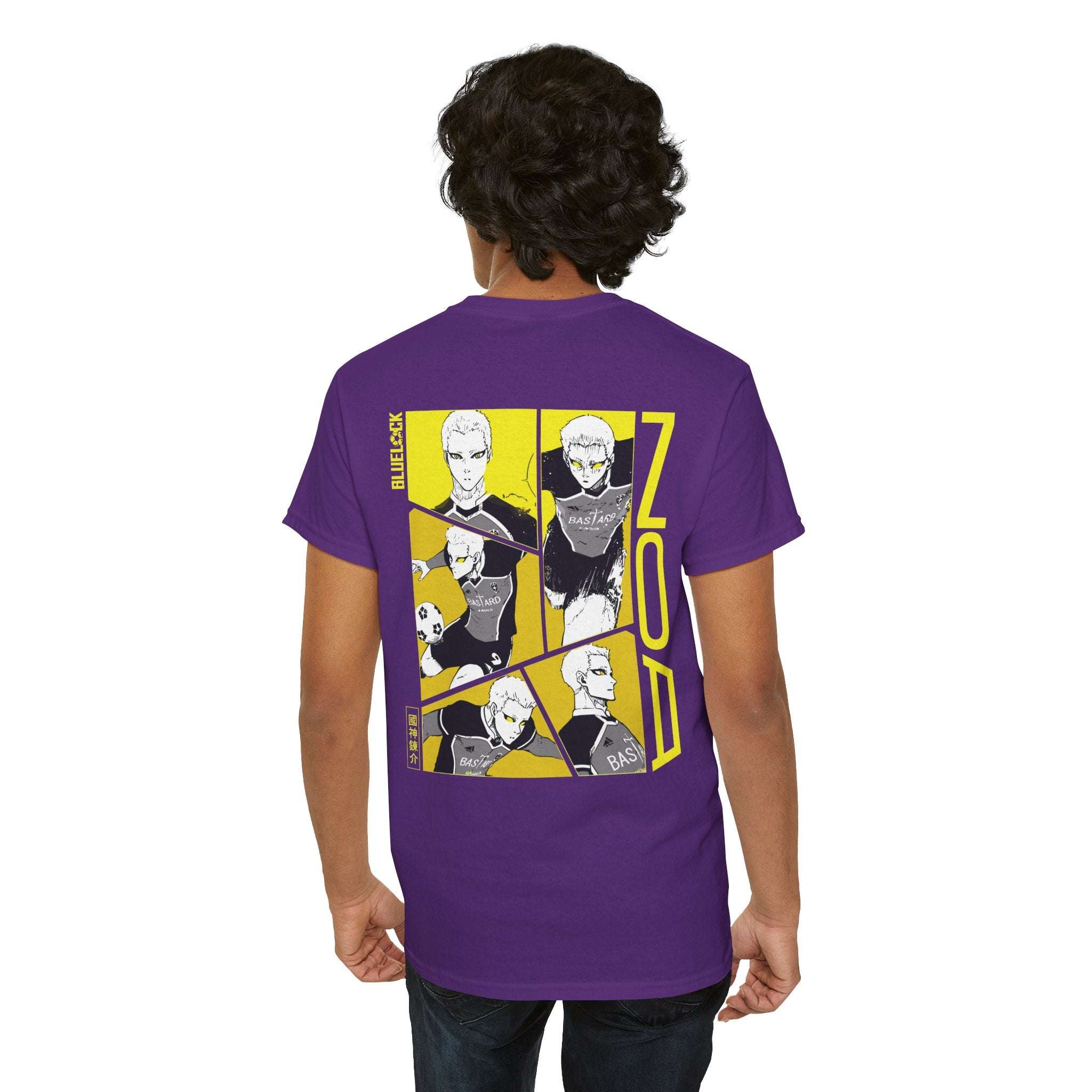 Noa Blue Lock Heavyweight Tee "Zero" | Blue Lock Anime Graphic... - Detail View 17
