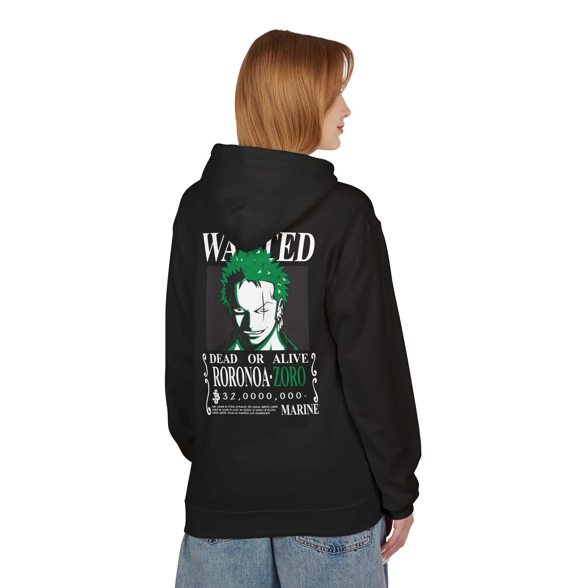Roronoa Zoro "Wanted" | One Piece Streetwear Hoodie
