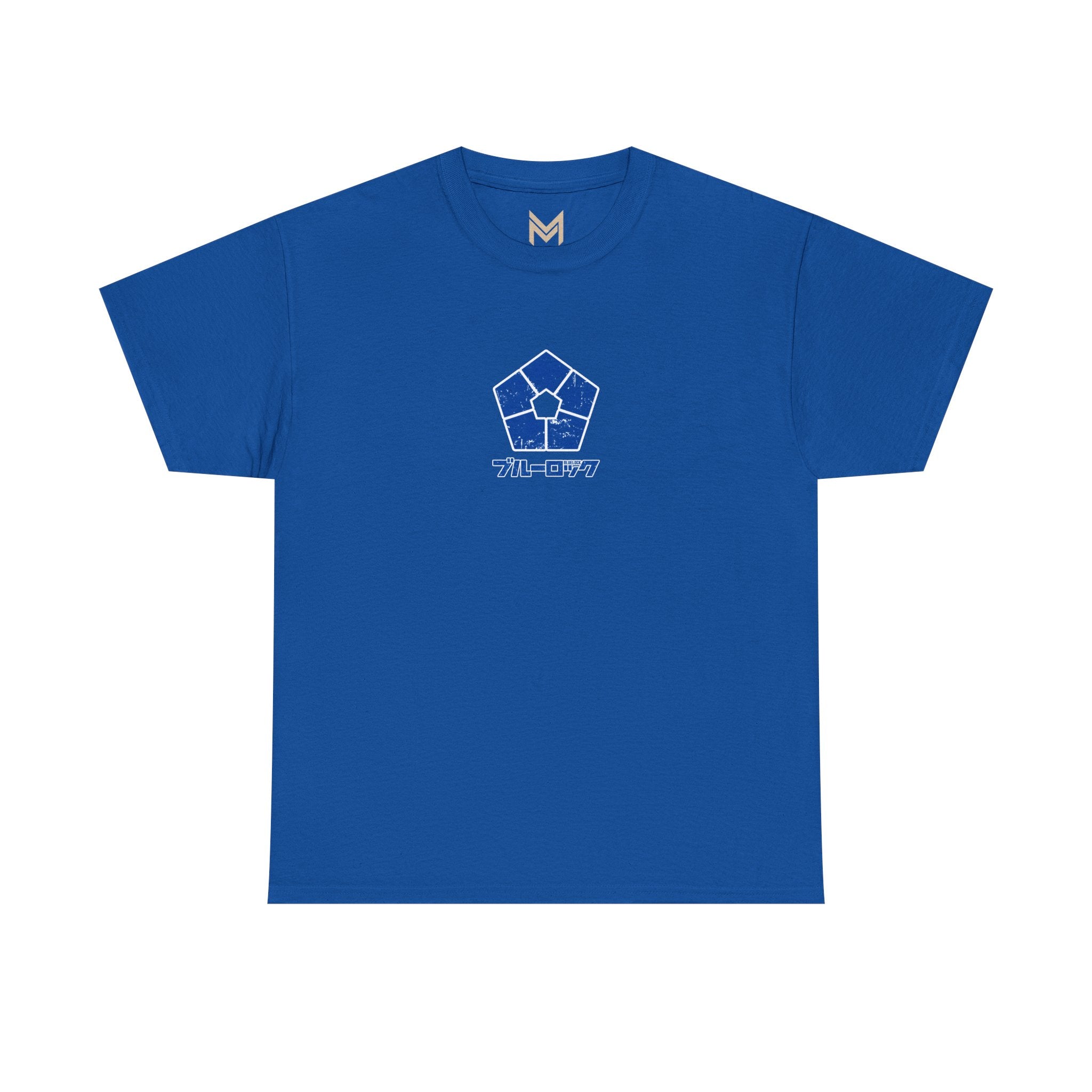 Blue Lock Heavyweight Tee "Emblem" | Blue Lock Anime Graphic Tee - Detail View 7