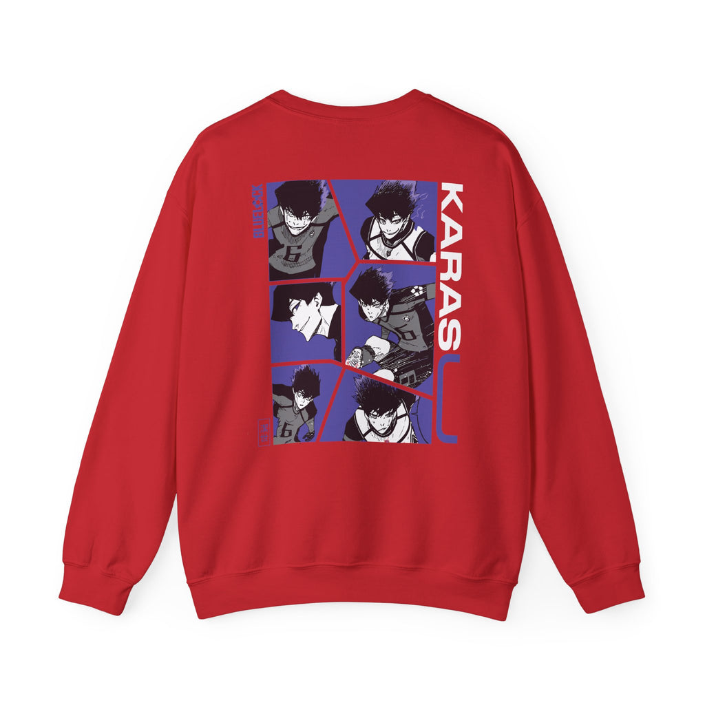 Karasu Blue Lock Heavyweight Tee "Shadow" | Blue Lock Anime Gr... - Detail View 30