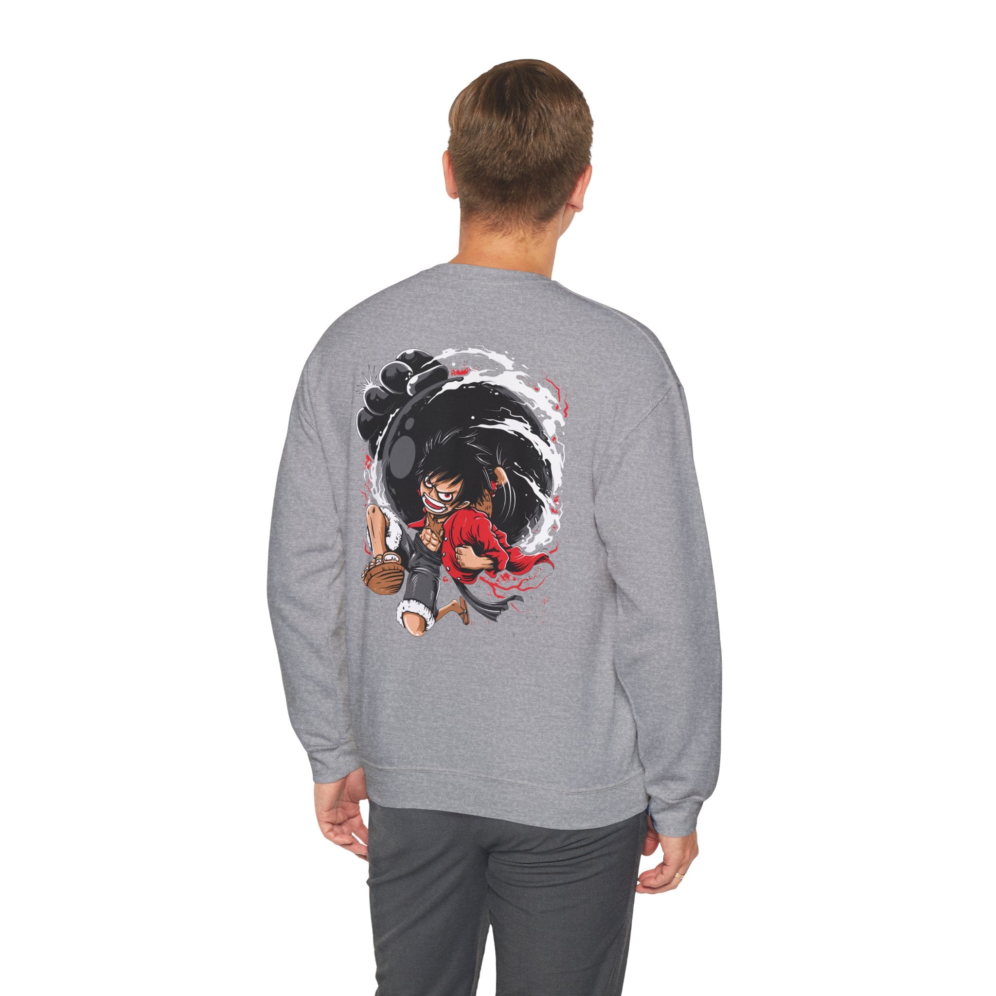 Monkey D. Luffy "Boundman" | One Piece Anime Graphic Tee - Detail View 22