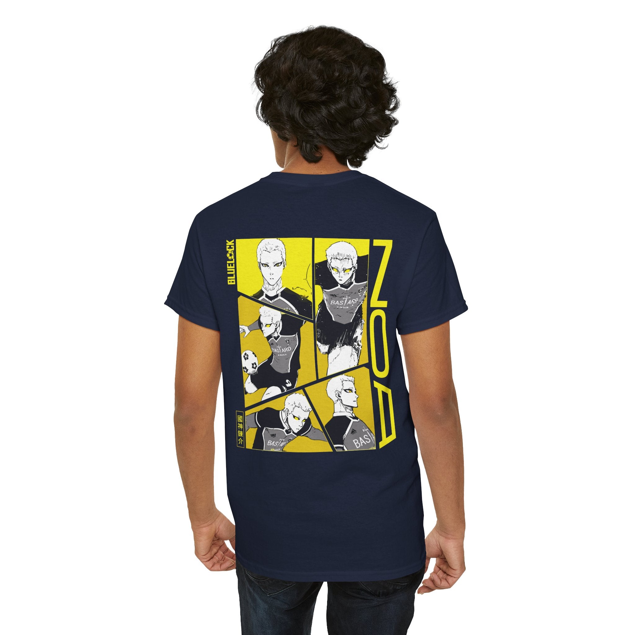 Noa Blue Lock Heavyweight Tee "Zero" | Blue Lock Anime Graphic... - Detail View 45