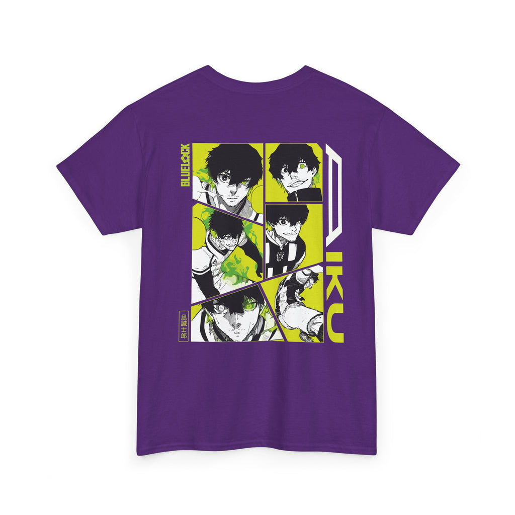 Blue Lock Heavyweight Tee "Emblem" | Blue Lock Anime Graphic Tee - Detail View 37