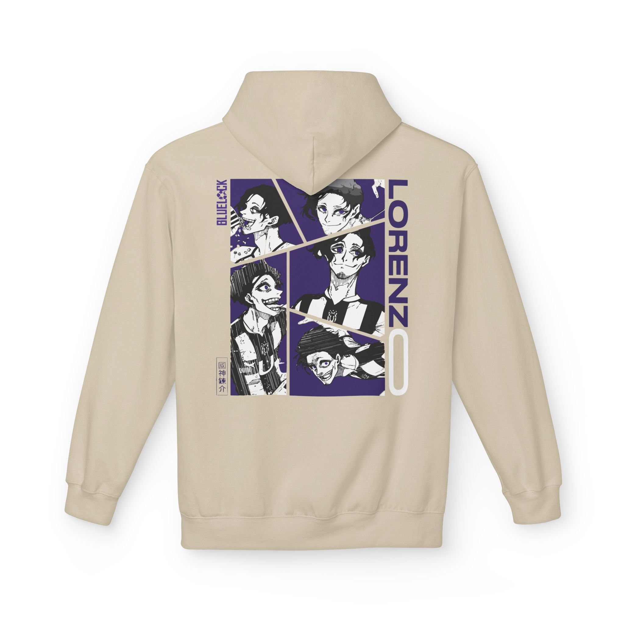 Lorenzo Blue Lock Hoodie "Maestro" | Blue Lock Streetwear Hoodie - Detail View 31