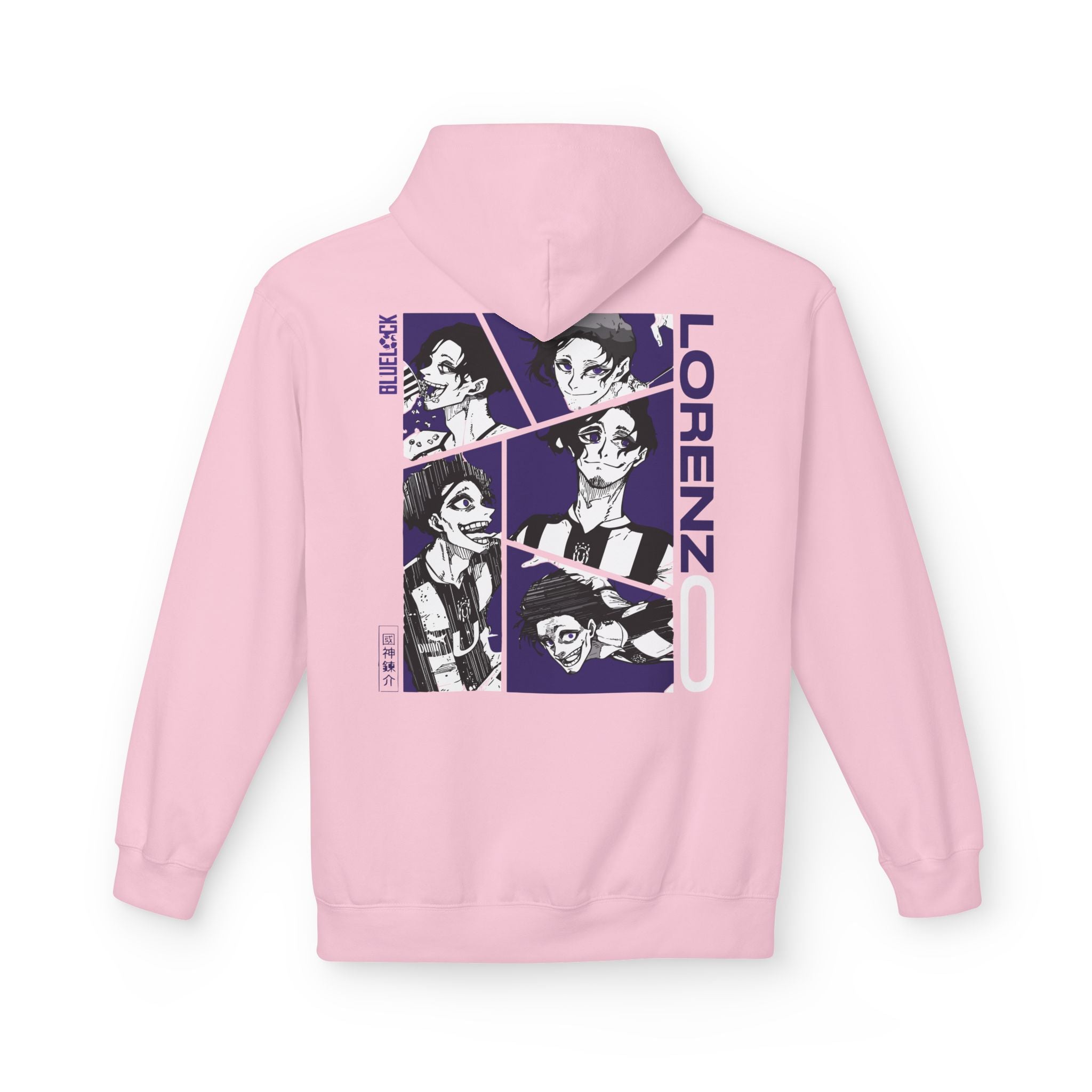 Lorenzo Blue Lock Hoodie "Maestro" | Blue Lock Streetwear Hoodie - Detail View 43