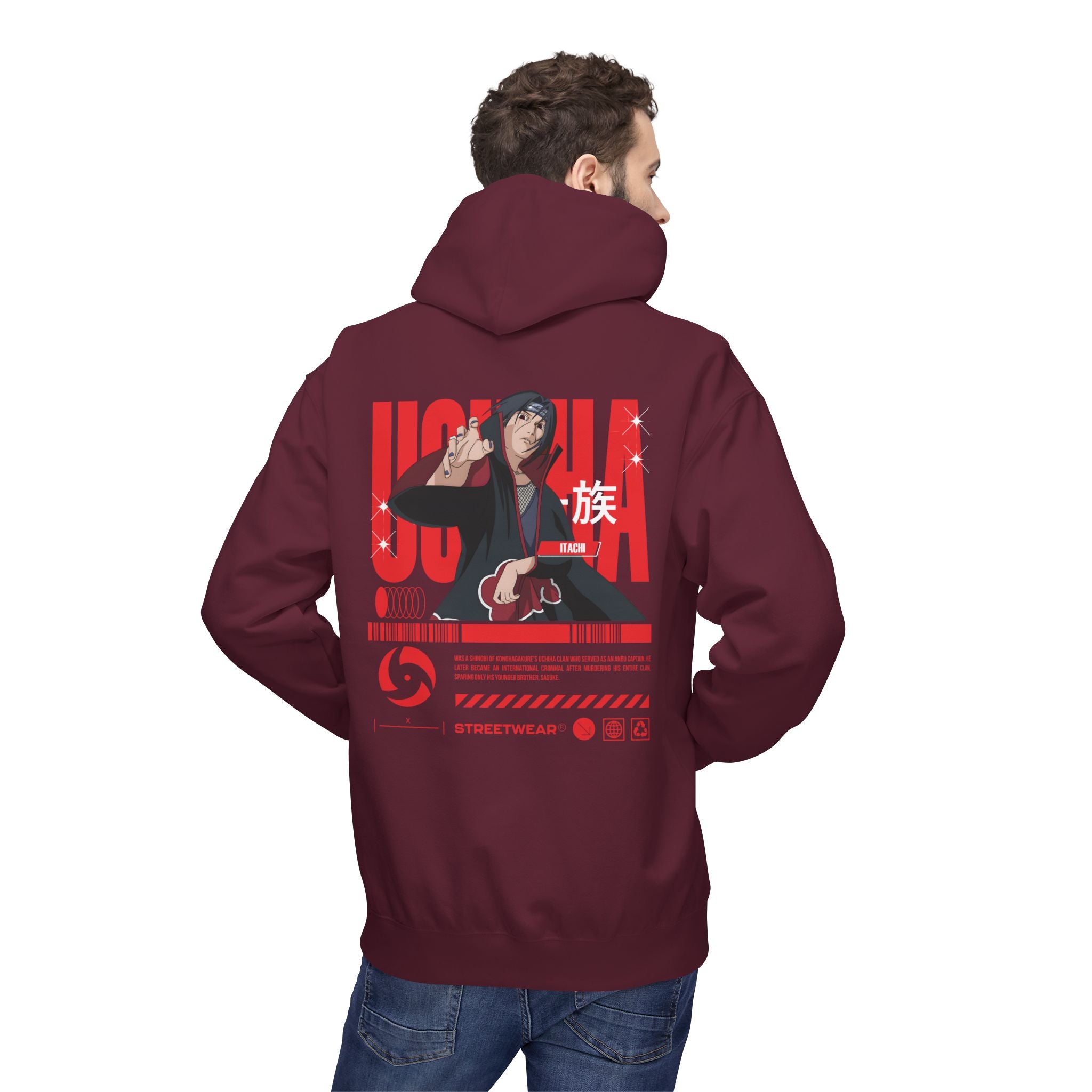 Itachi Uchiha "Amaterasu" – Naruto Graphic Tee | Maklenn