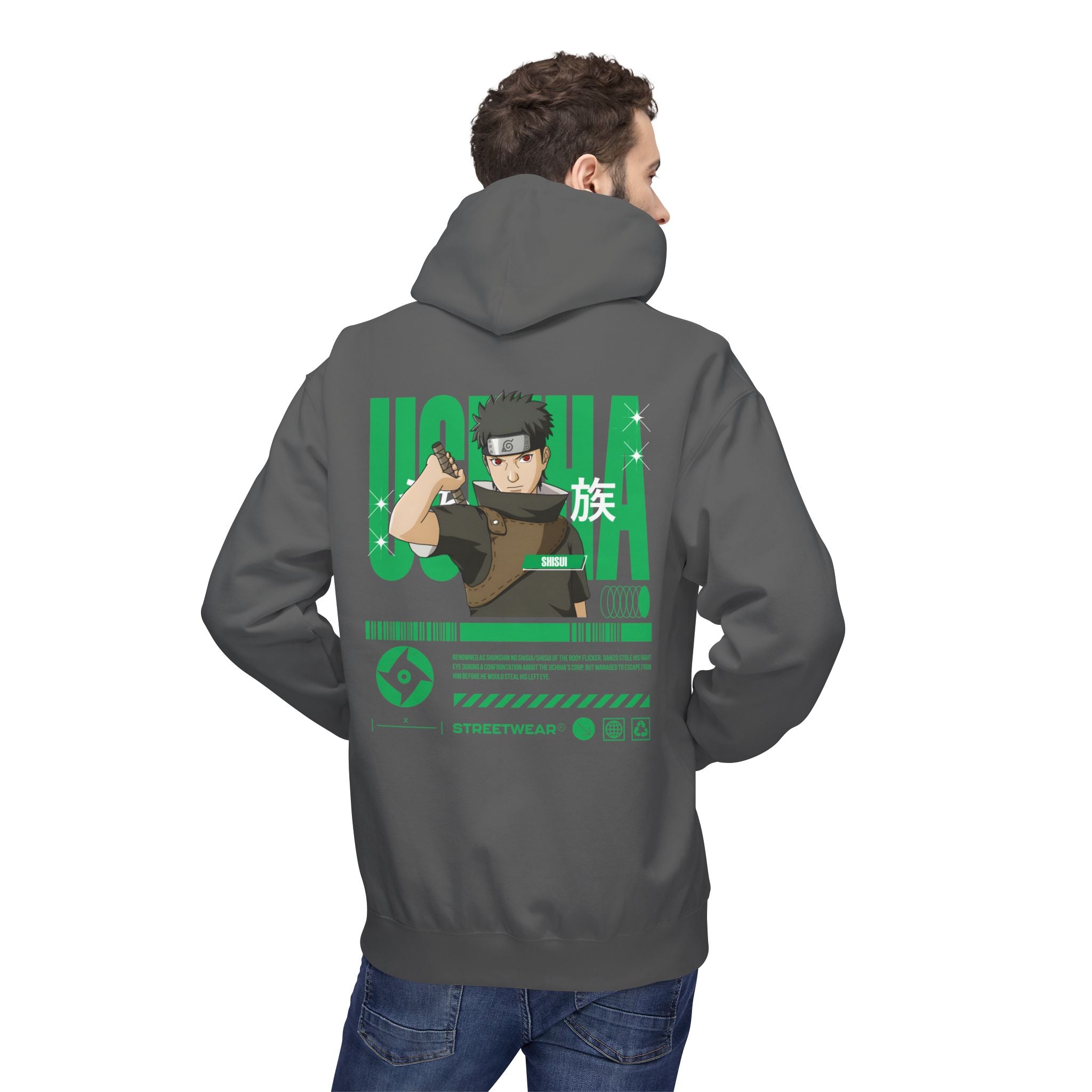 Shisui Uchiha "Teleporter" – Naruto Graphic Tee | Maklenn