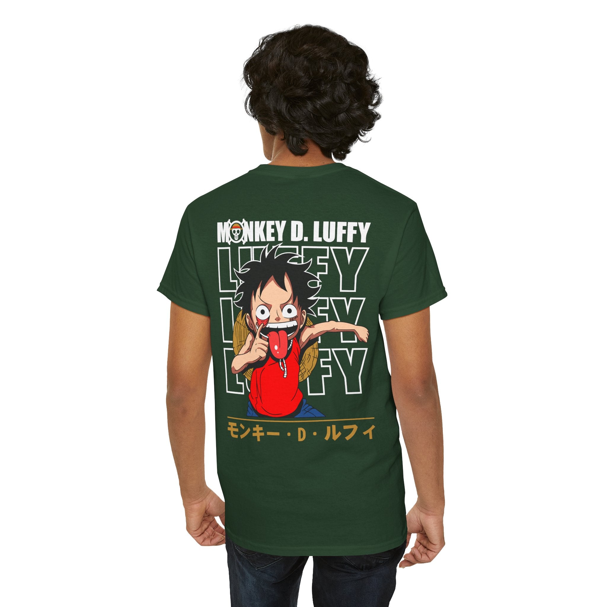 Monkey D. Luffy "Straw Hat" | One Piece Anime Graphic Tee - Detail View 28