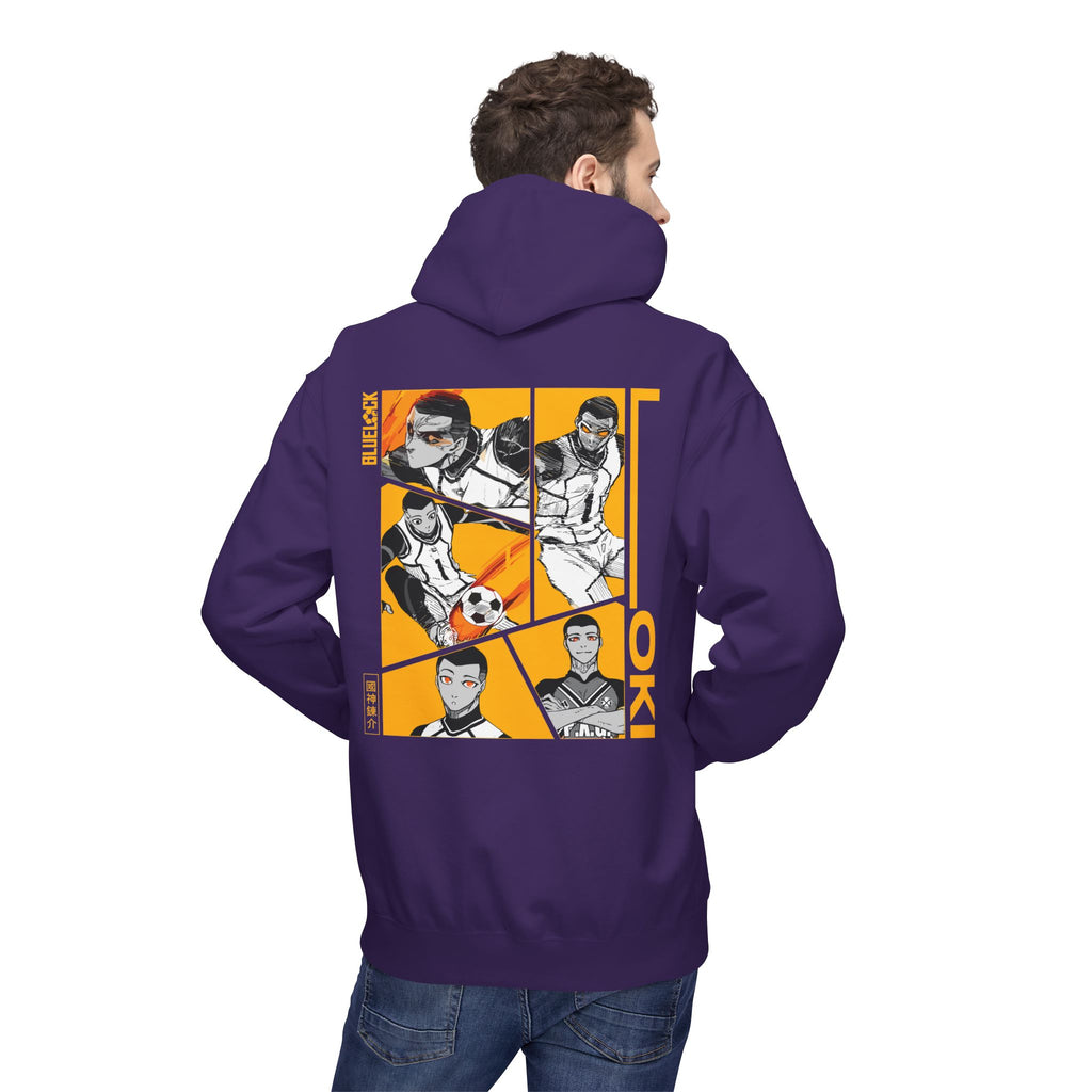 Julian Loki "Godspeed" | Blue Lock Streetwear Hoodie - Detail View 54