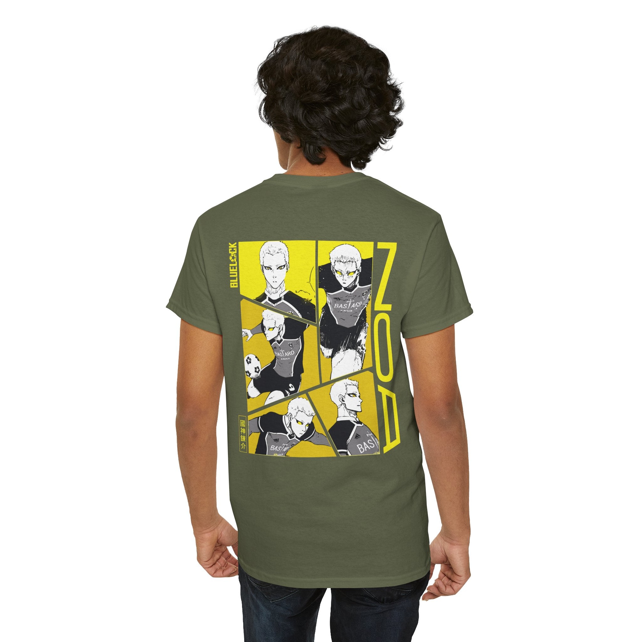 Noa Blue Lock Heavyweight Tee "Zero" | Blue Lock Anime Graphic... - Detail View 33