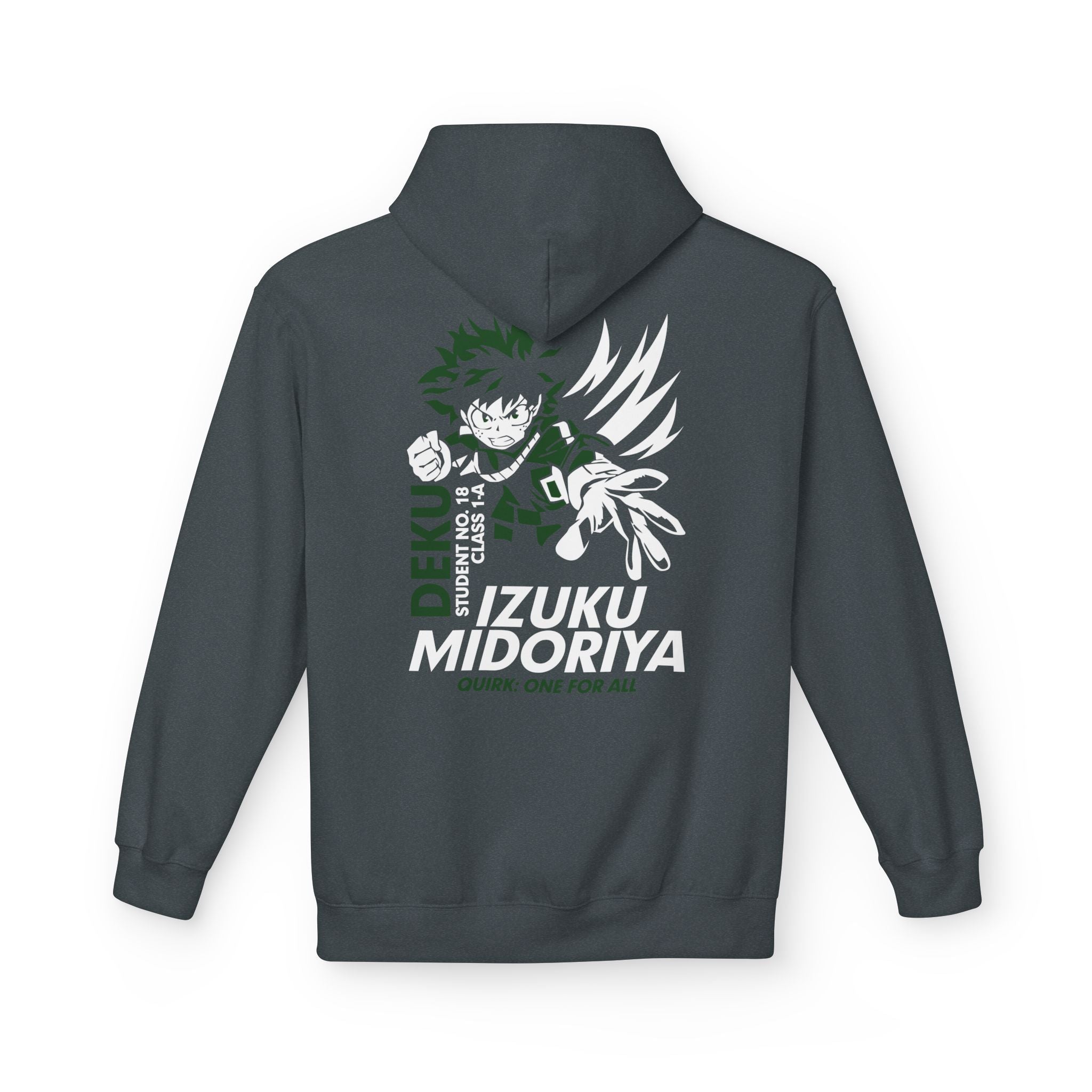 Izuku Midoriya "Deku" | My Hero Academia Streetwear Hoodie - Detail View 5