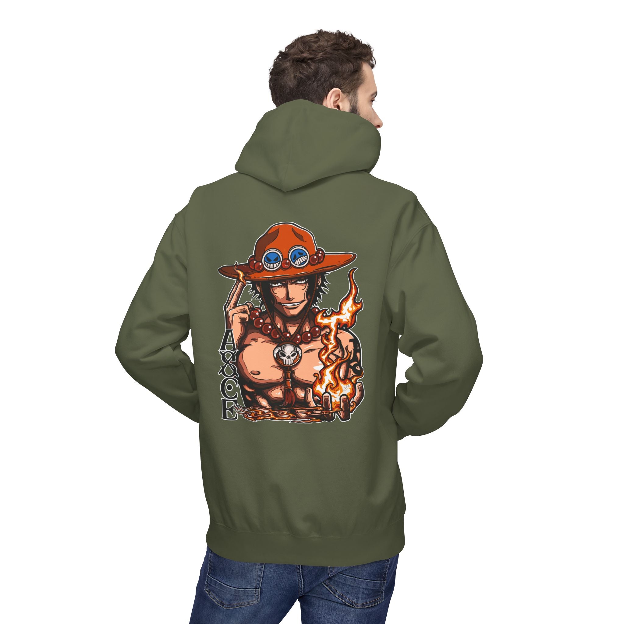 Portgas D. Ace "Fire Fist" | One Piece Streetwear Hoodie - Detail View 30