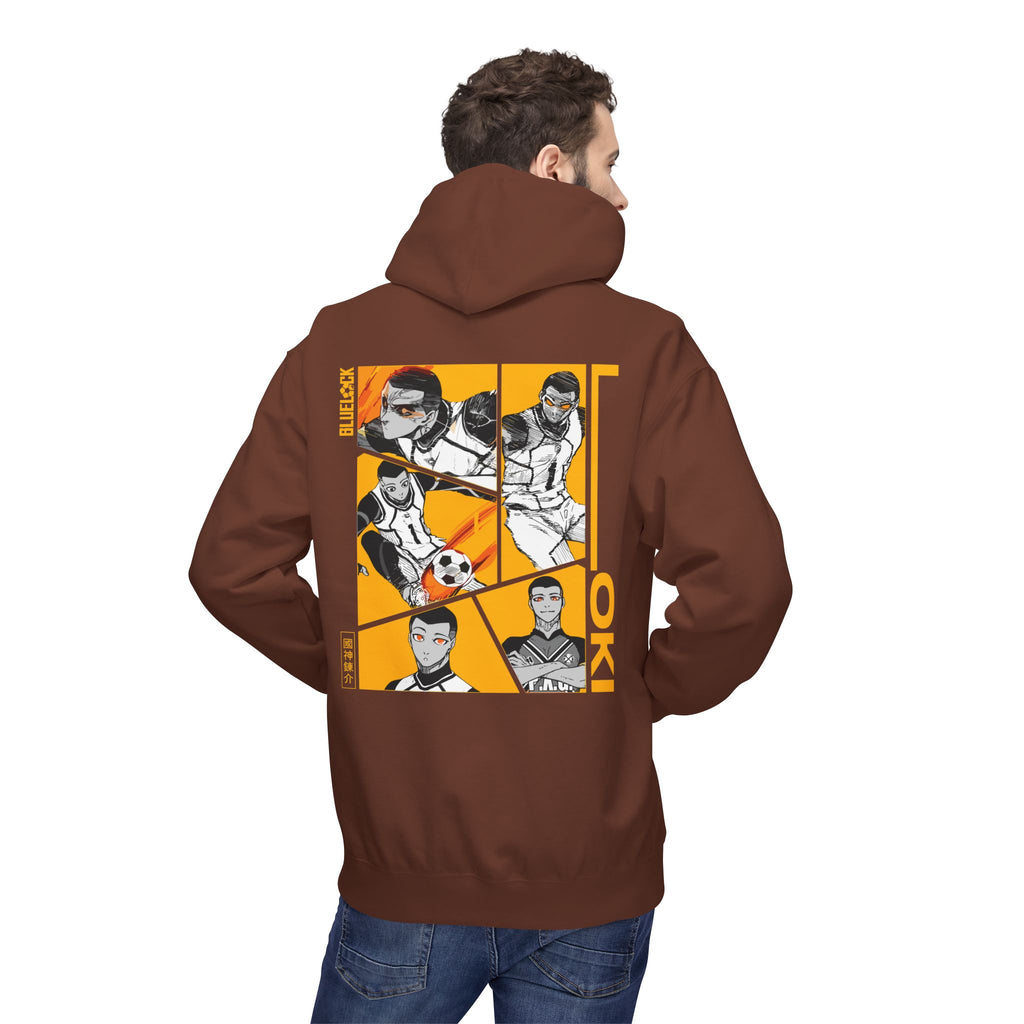 Julian Loki "Godspeed" | Blue Lock Streetwear Hoodie - Detail View 14