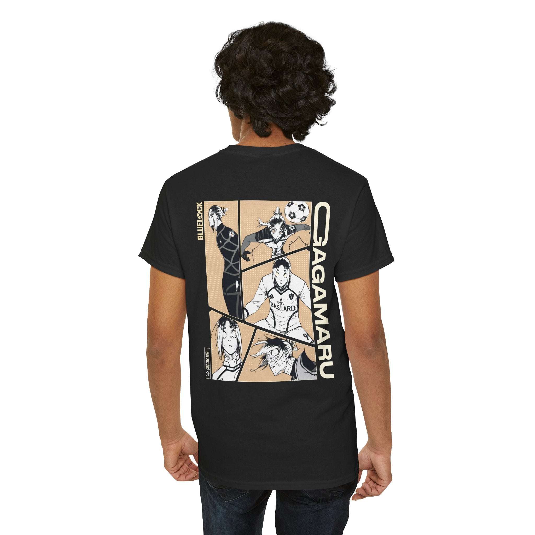 Gagamaru 'Bastard' Blue Lock Heavyweight Tee | Blue Lock Anime... - Detail View 13