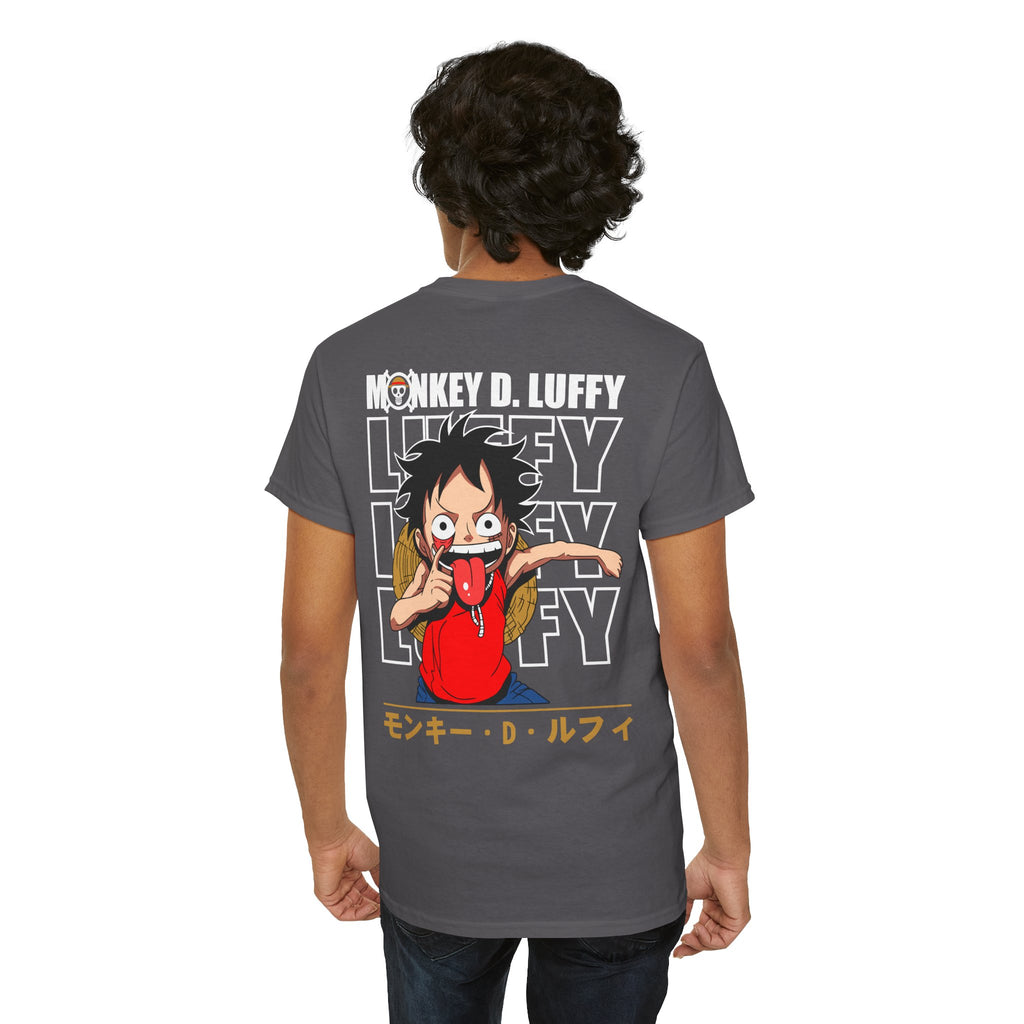 Monkey D. Luffy "Straw Hat" | One Piece Anime Graphic Tee - Detail View 13