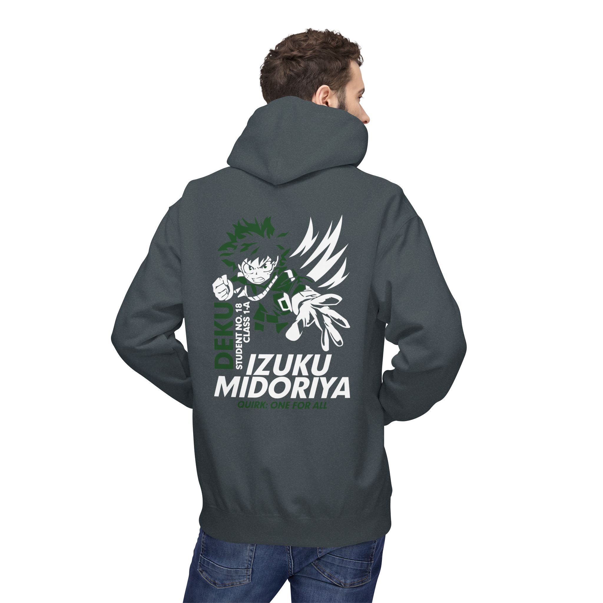 Izuku Midoriya "Deku" | My Hero Academia Streetwear Hoodie - Detail View 23