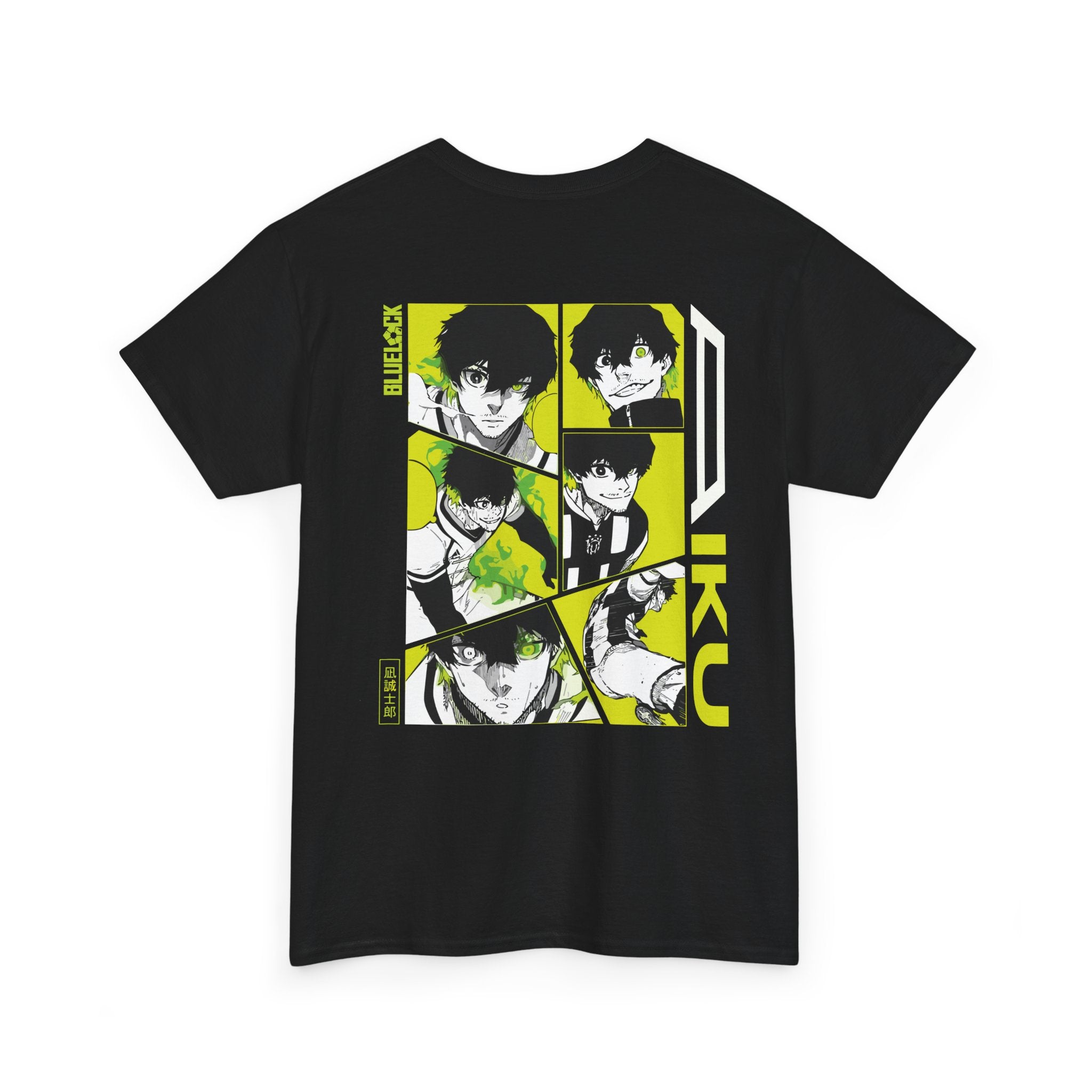 Blue Lock Heavyweight Tee "Emblem" | Blue Lock Anime Graphic Tee - Detail View 16